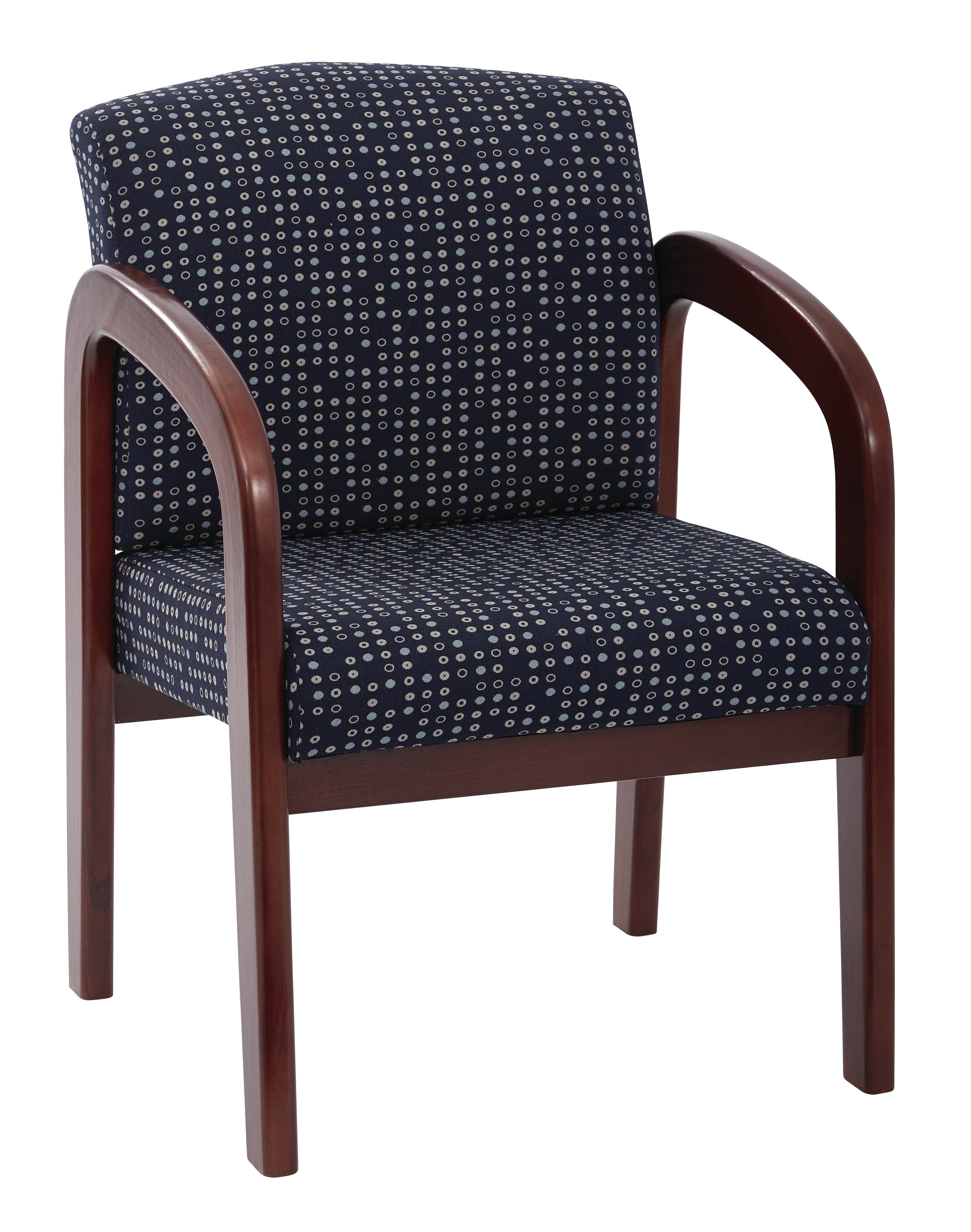 Cherry Finish Wood Visitor Chair