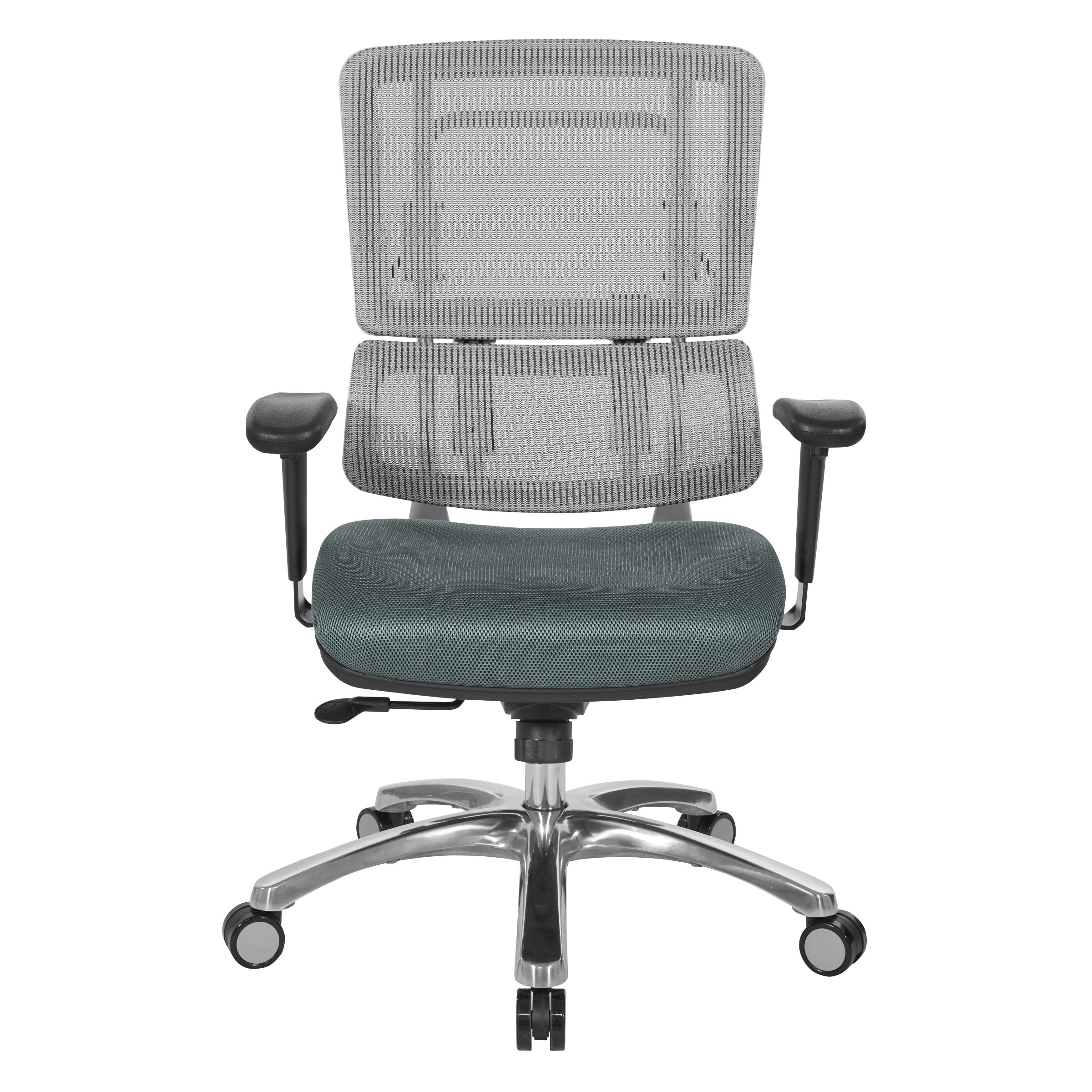 White Vertical Mesh Chair
