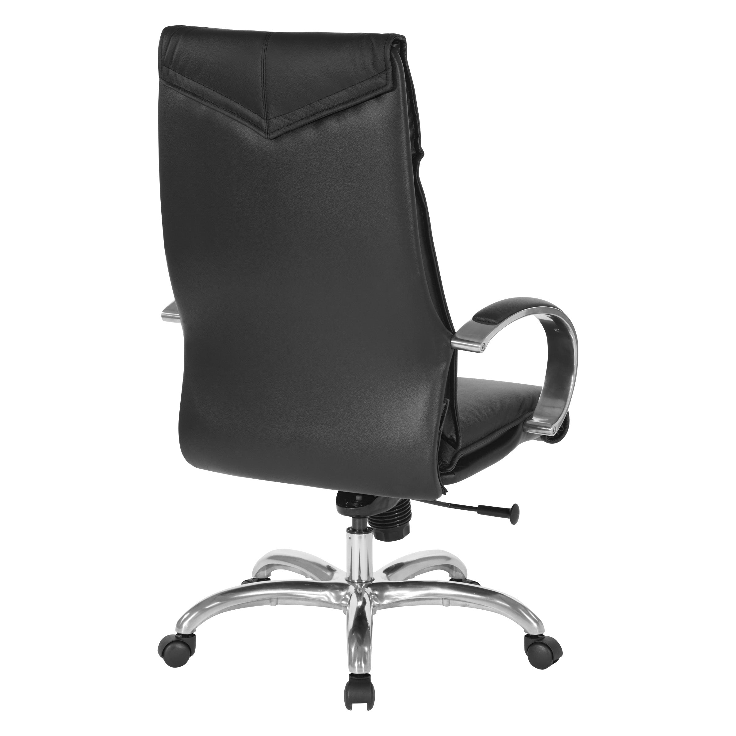 Deluxe High Back Black Lthr Chair