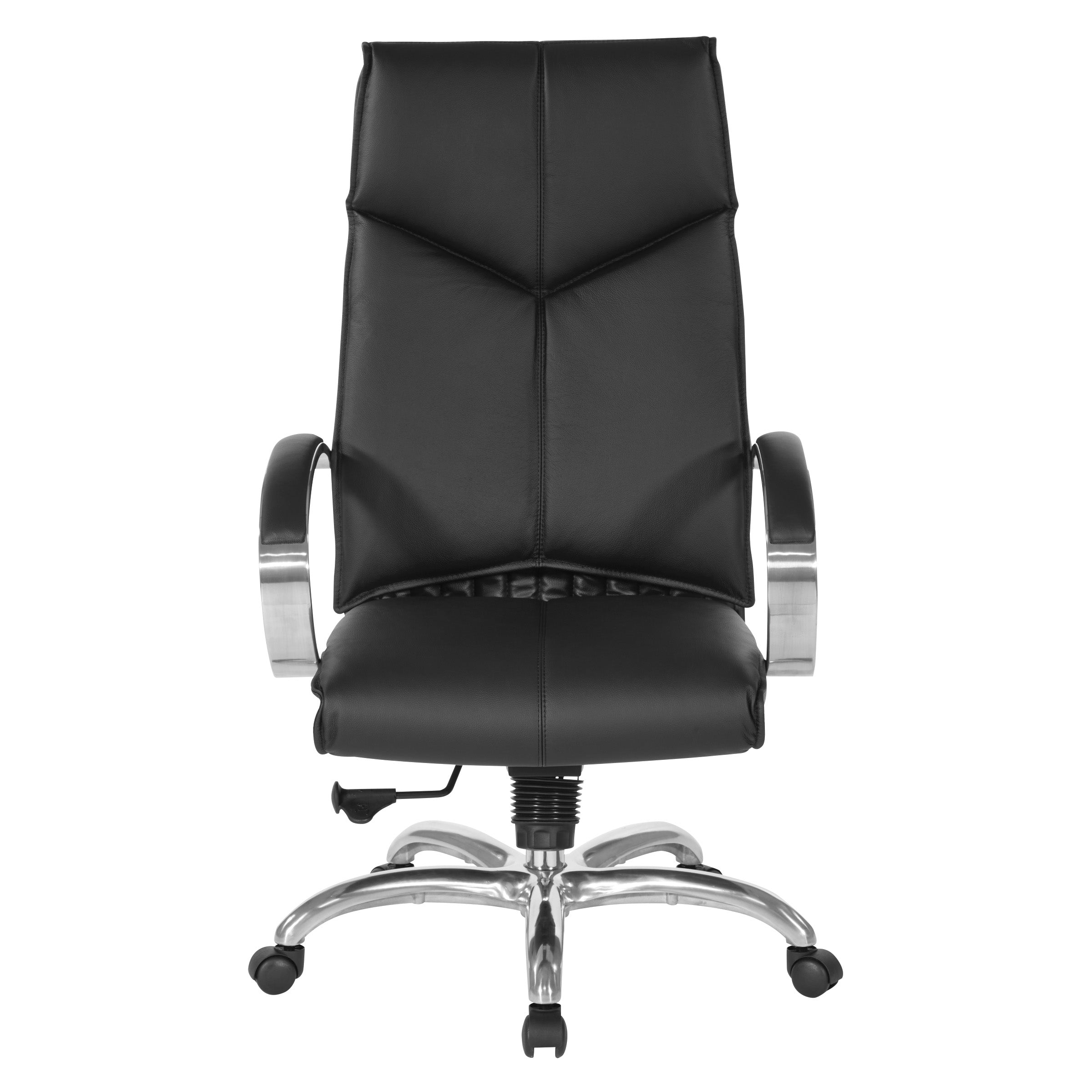 Deluxe High Back Black Lthr Chair