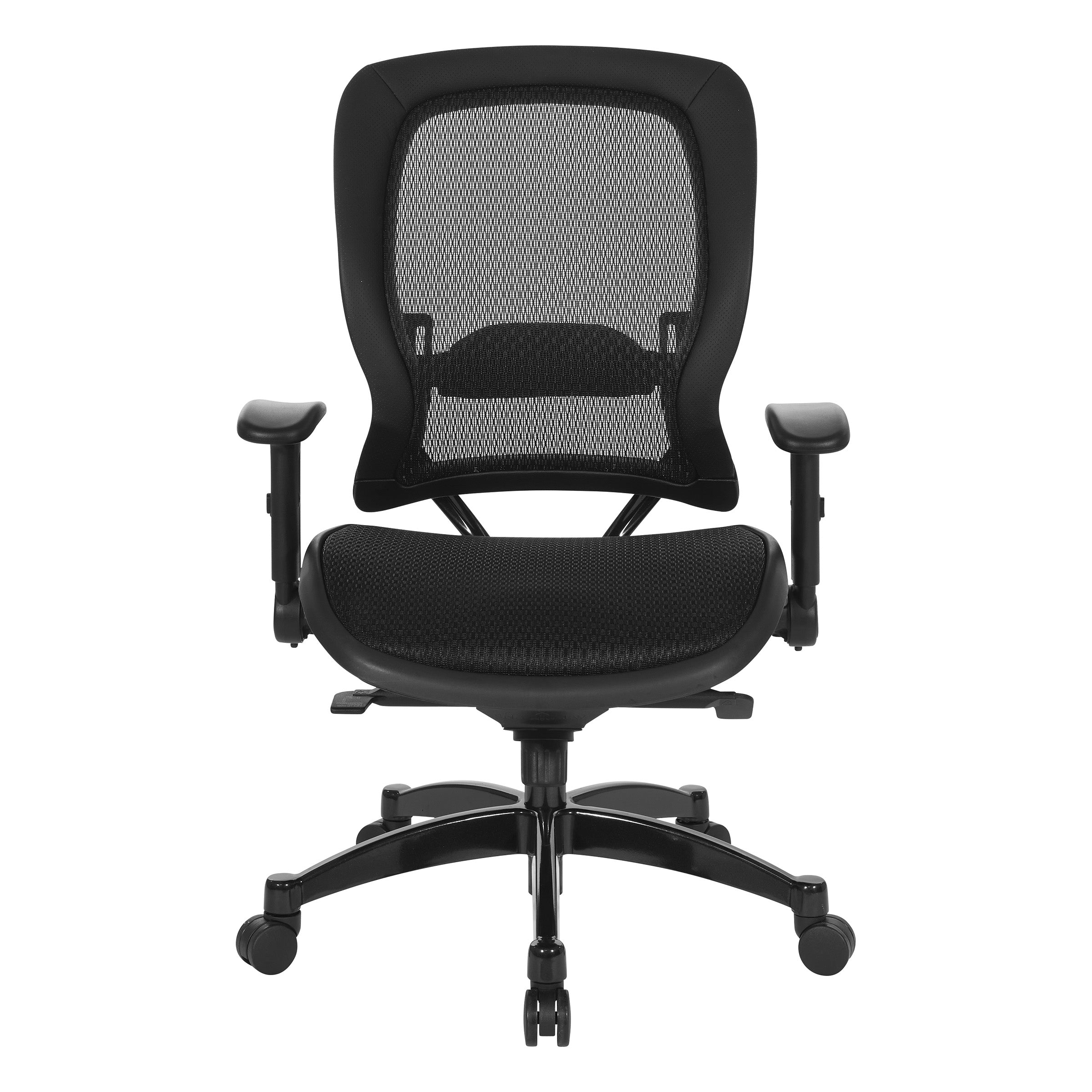 Manager's Black Breathable Mesh