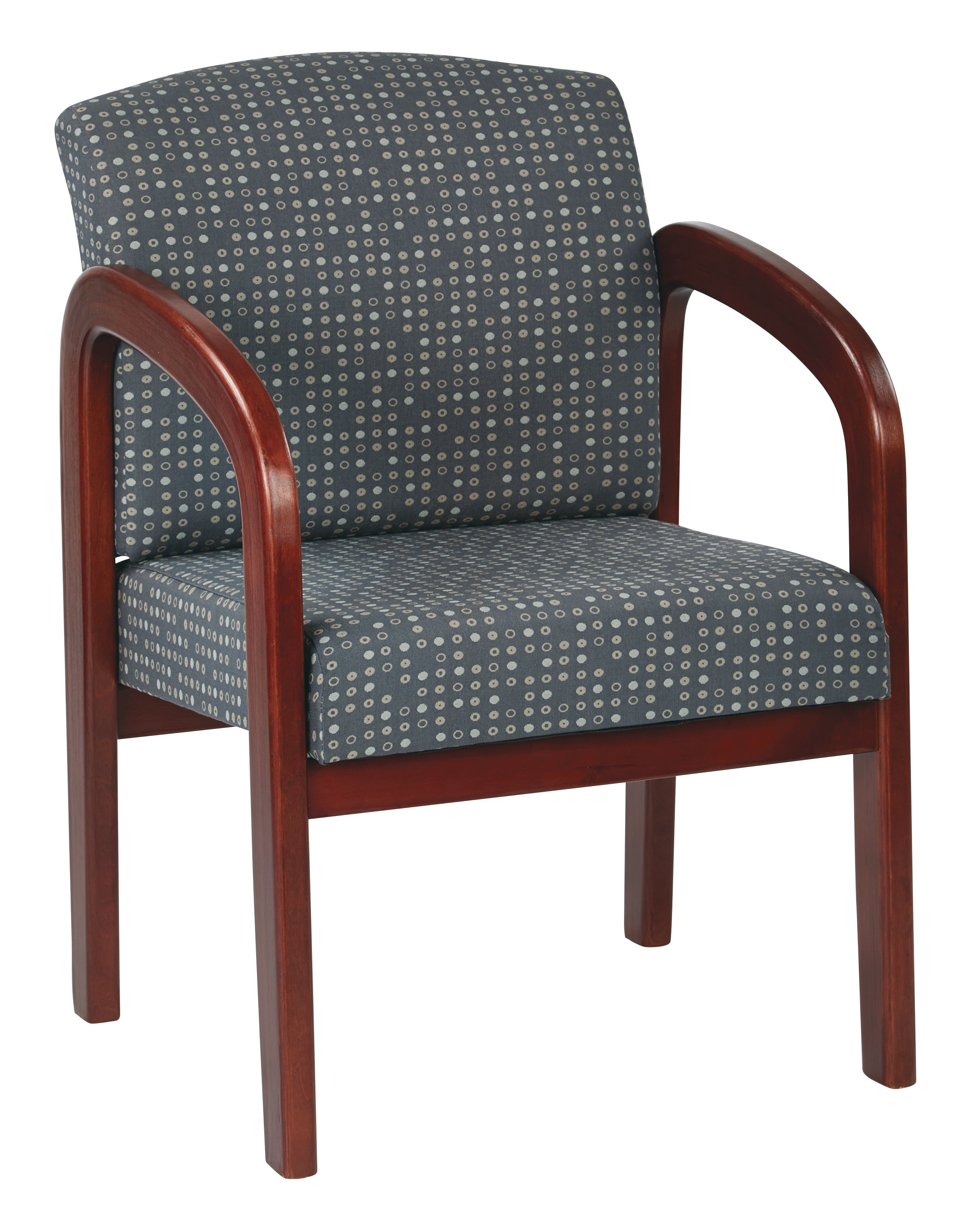Cherry Finish Wood Visitor Chair