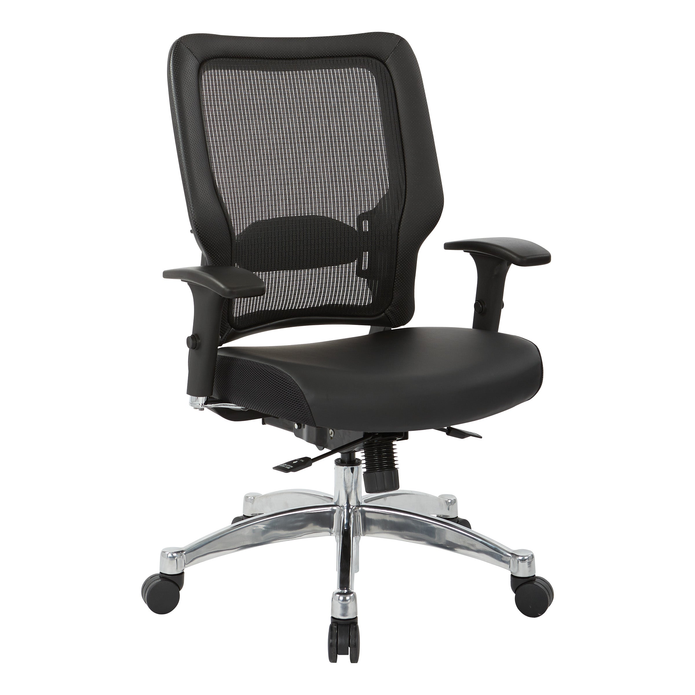 Black Vertical Mesh Back Chair