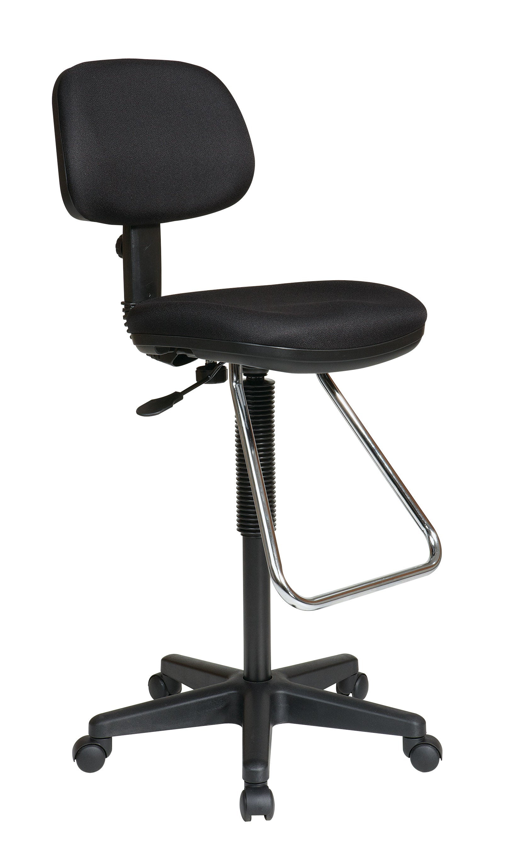 Economical Chair with Chrome Teardrop Footrest