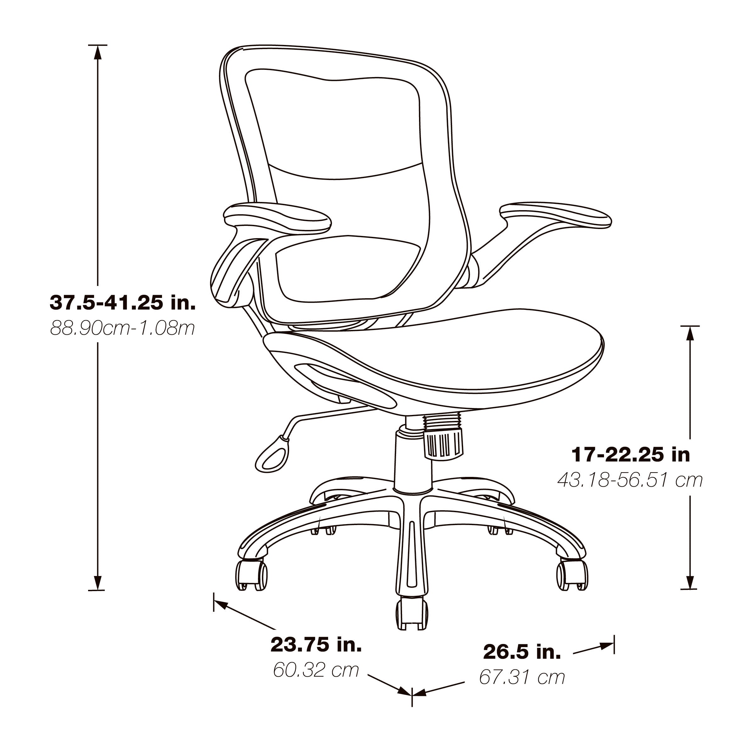 Mesh Seat and Back Manager’s Chair