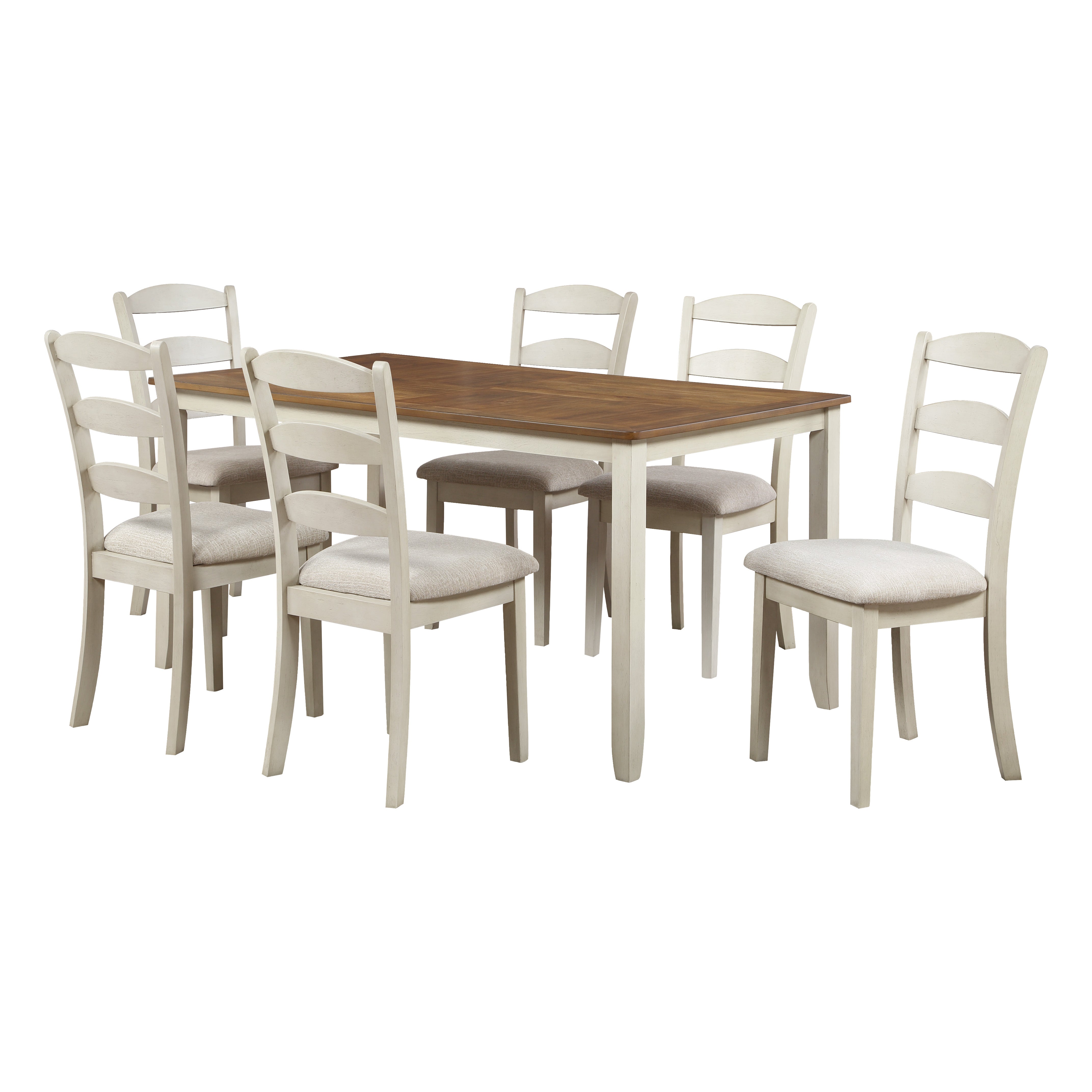 West Lake Dining Table Set 7-Pc