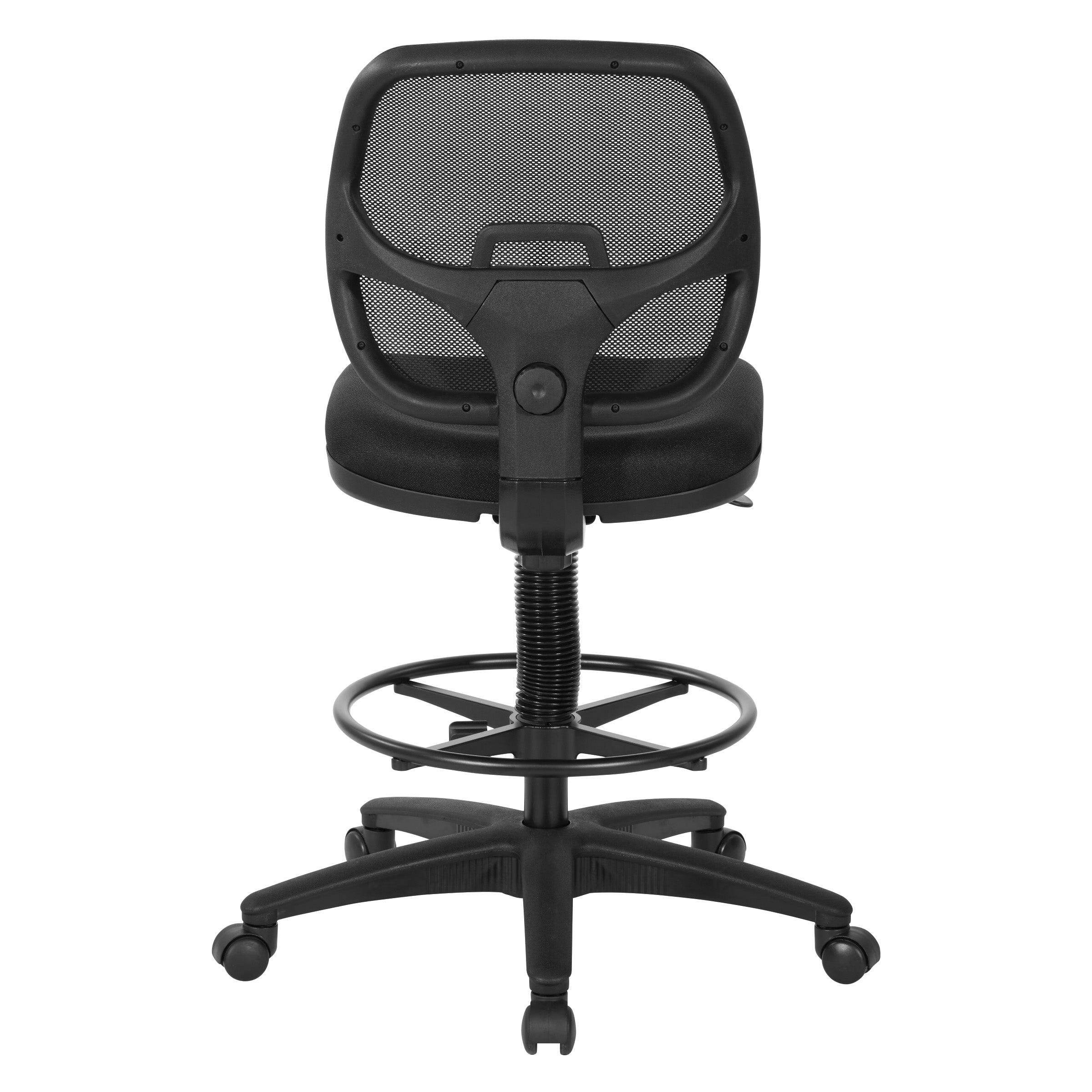 Deluxe Mesh Back Drafting Chair with 18" Diameter Foot ring