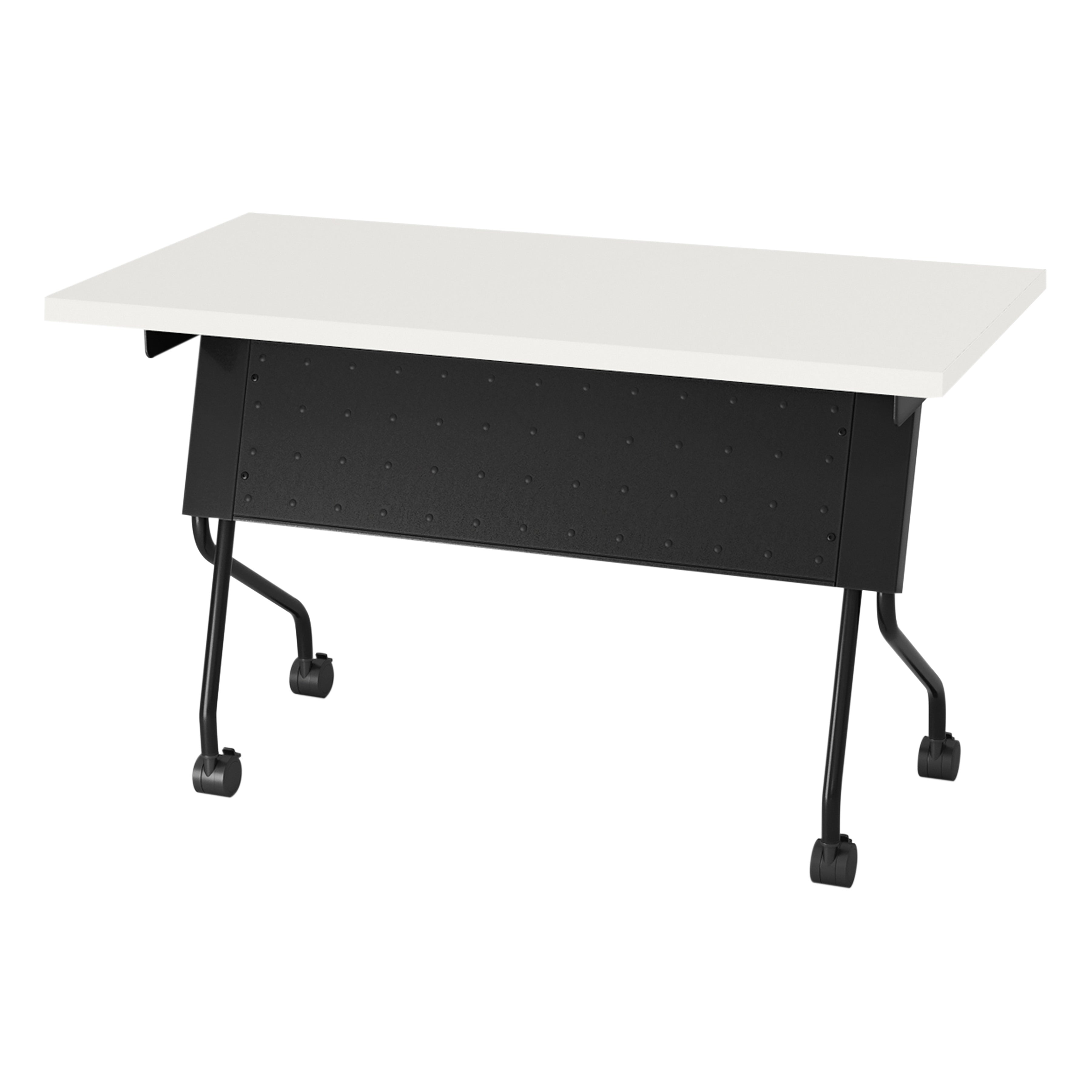 4' Black Frame With White Top