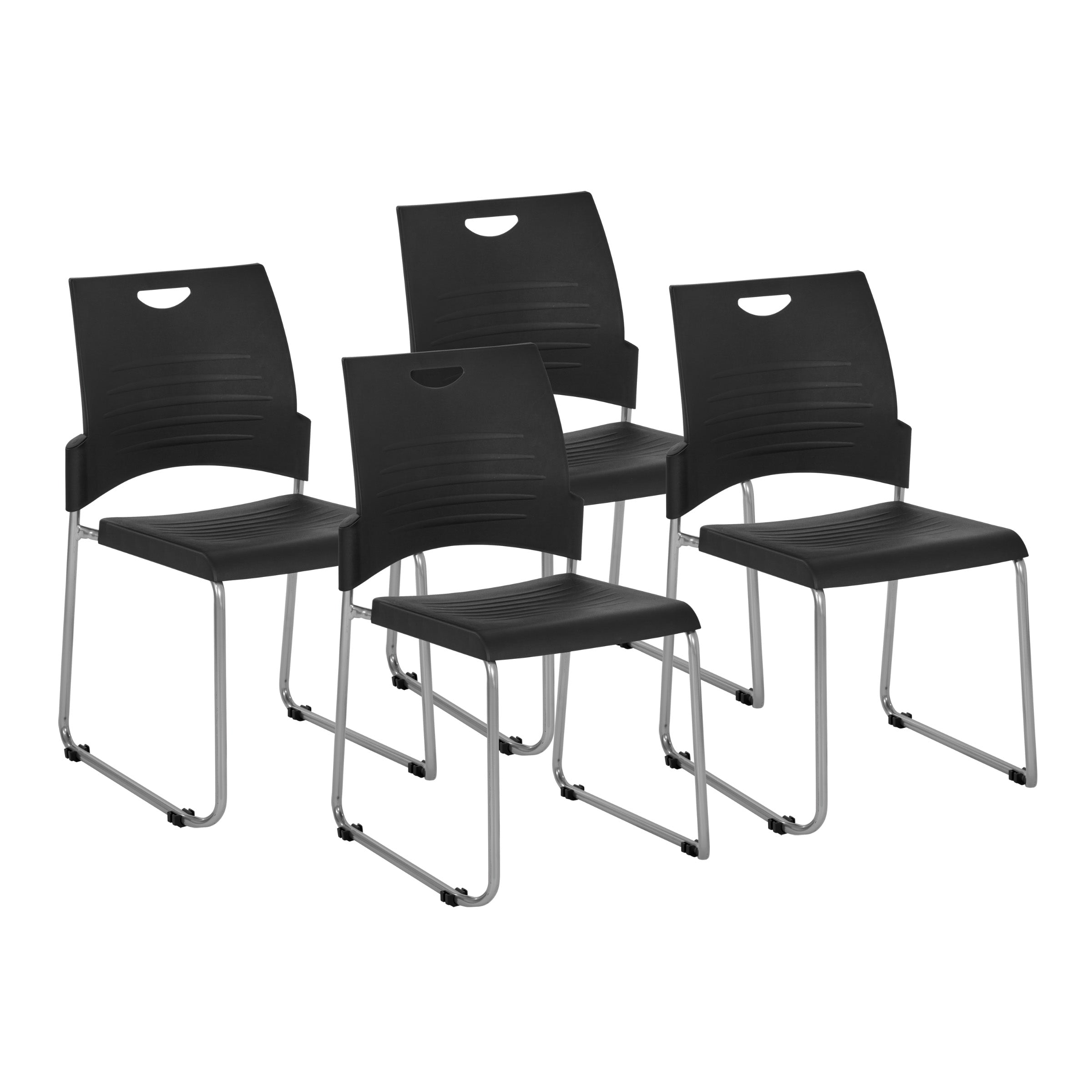 Sled Base Leg Stack Chair