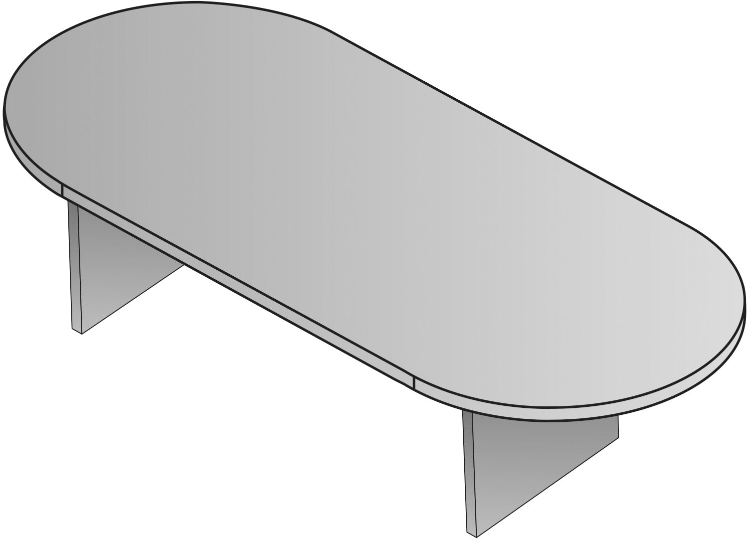 Napa 95"X44" Racetrack Conference Table
