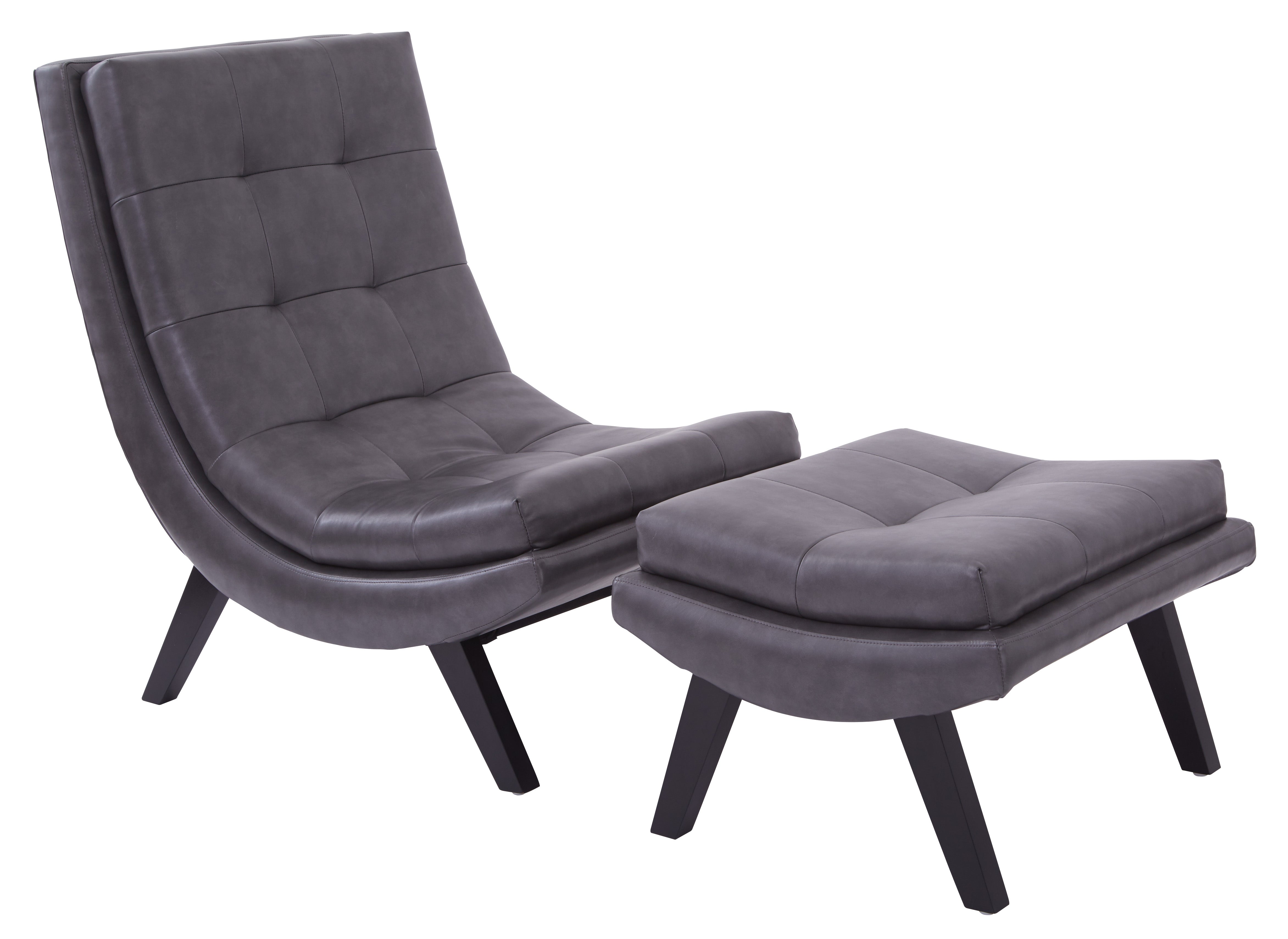 Tustin Lounge Chair and Ottoman Set