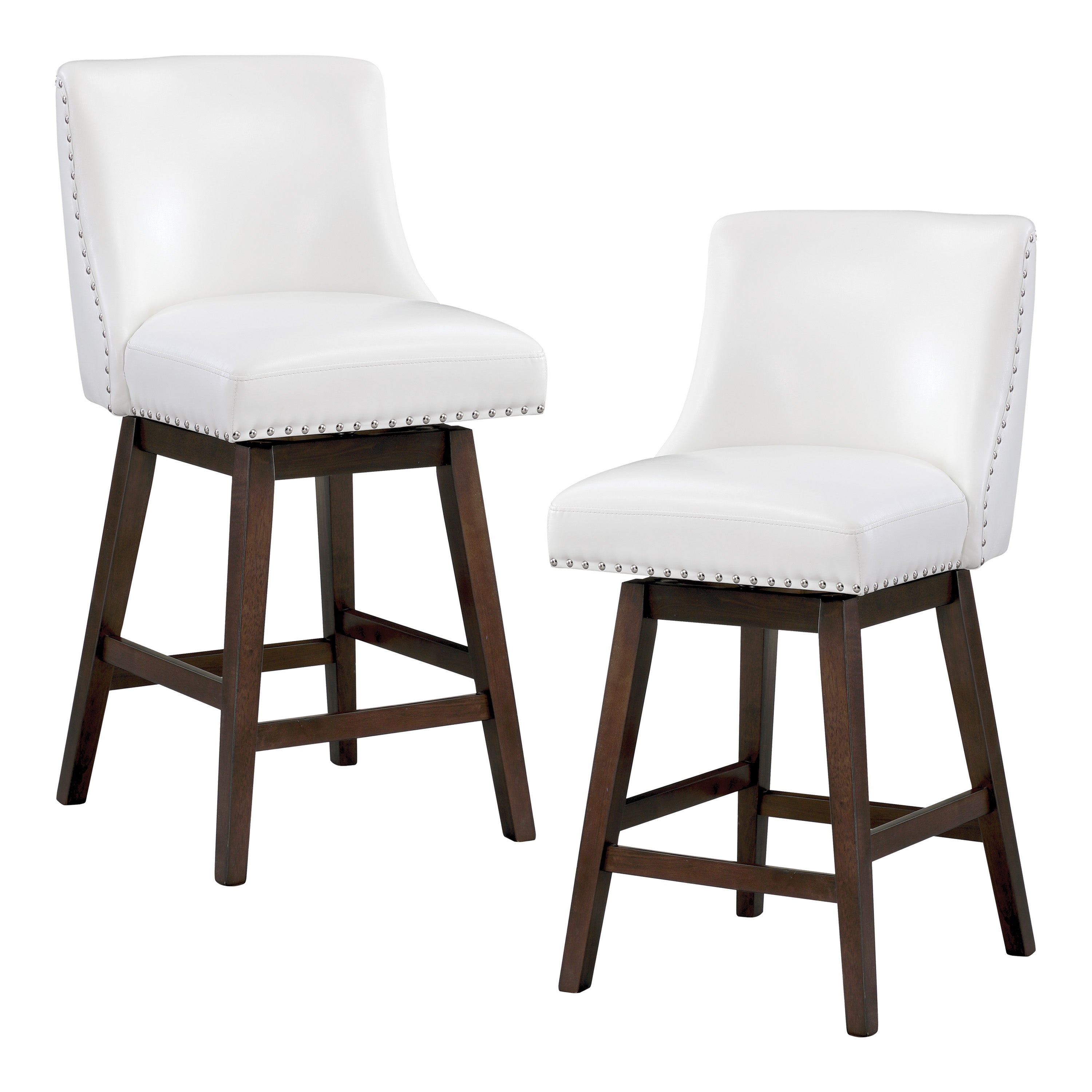 Bowden 2-Pack Swivel Counter Stool