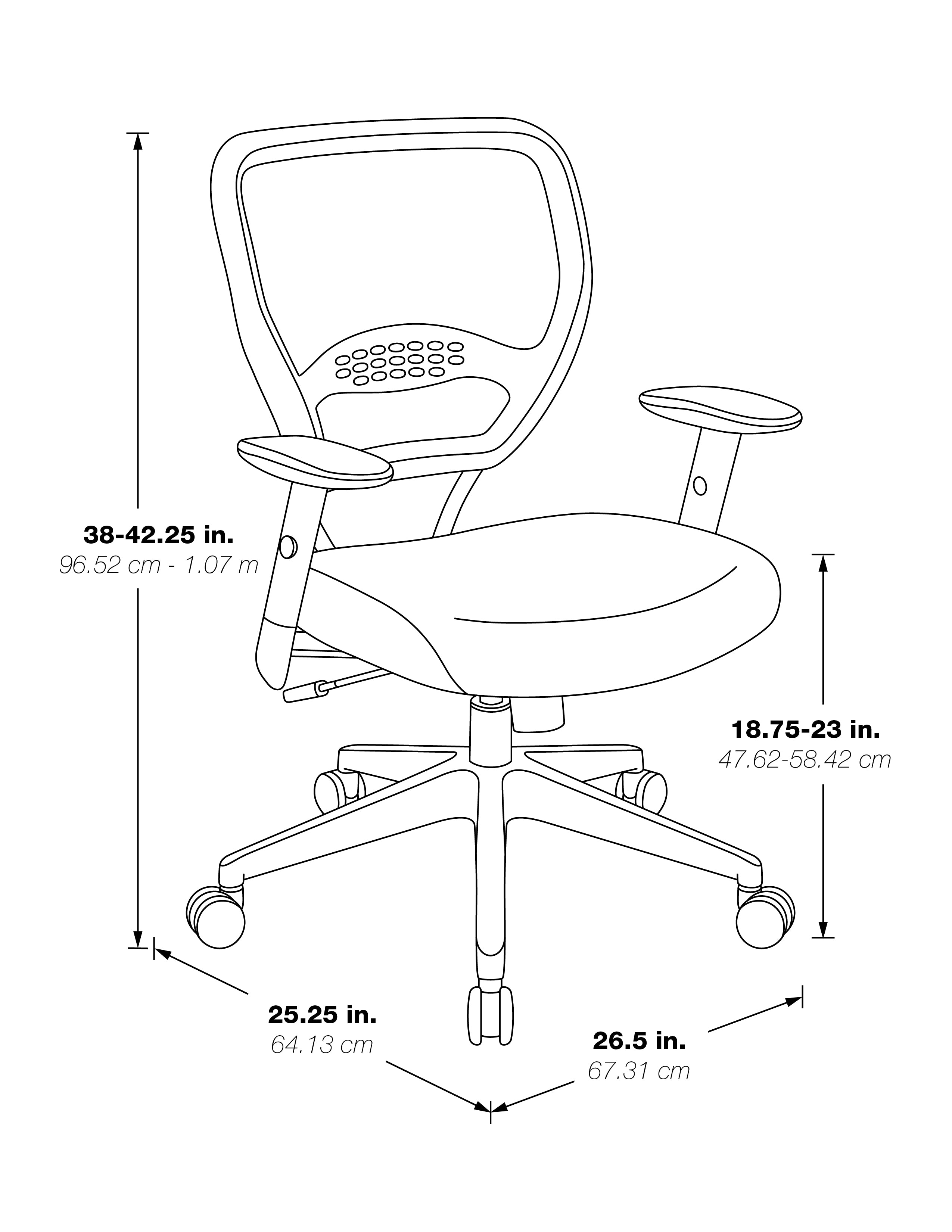 Professional Black AirGrid® Back Managers Chair