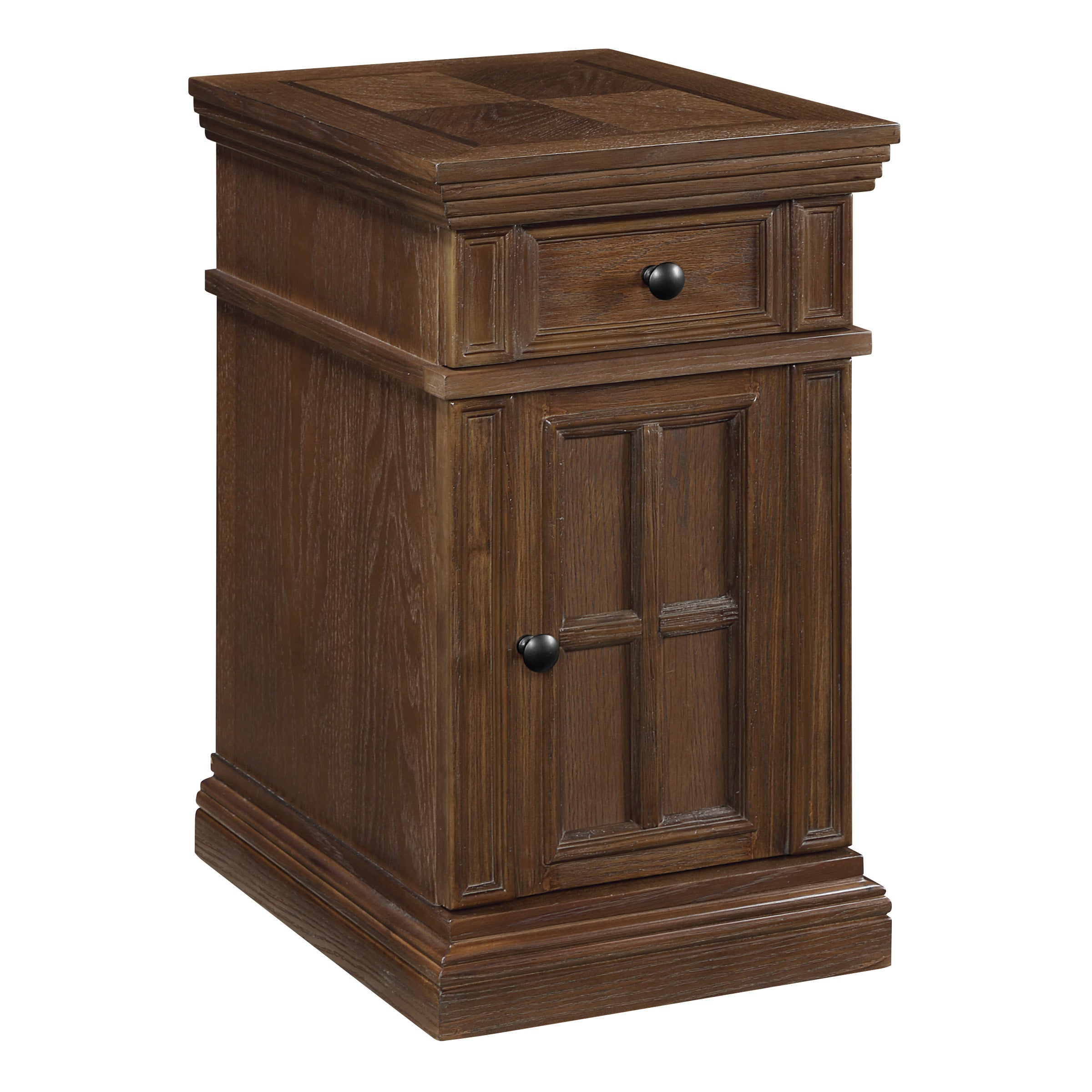 Chair Side Table with Power