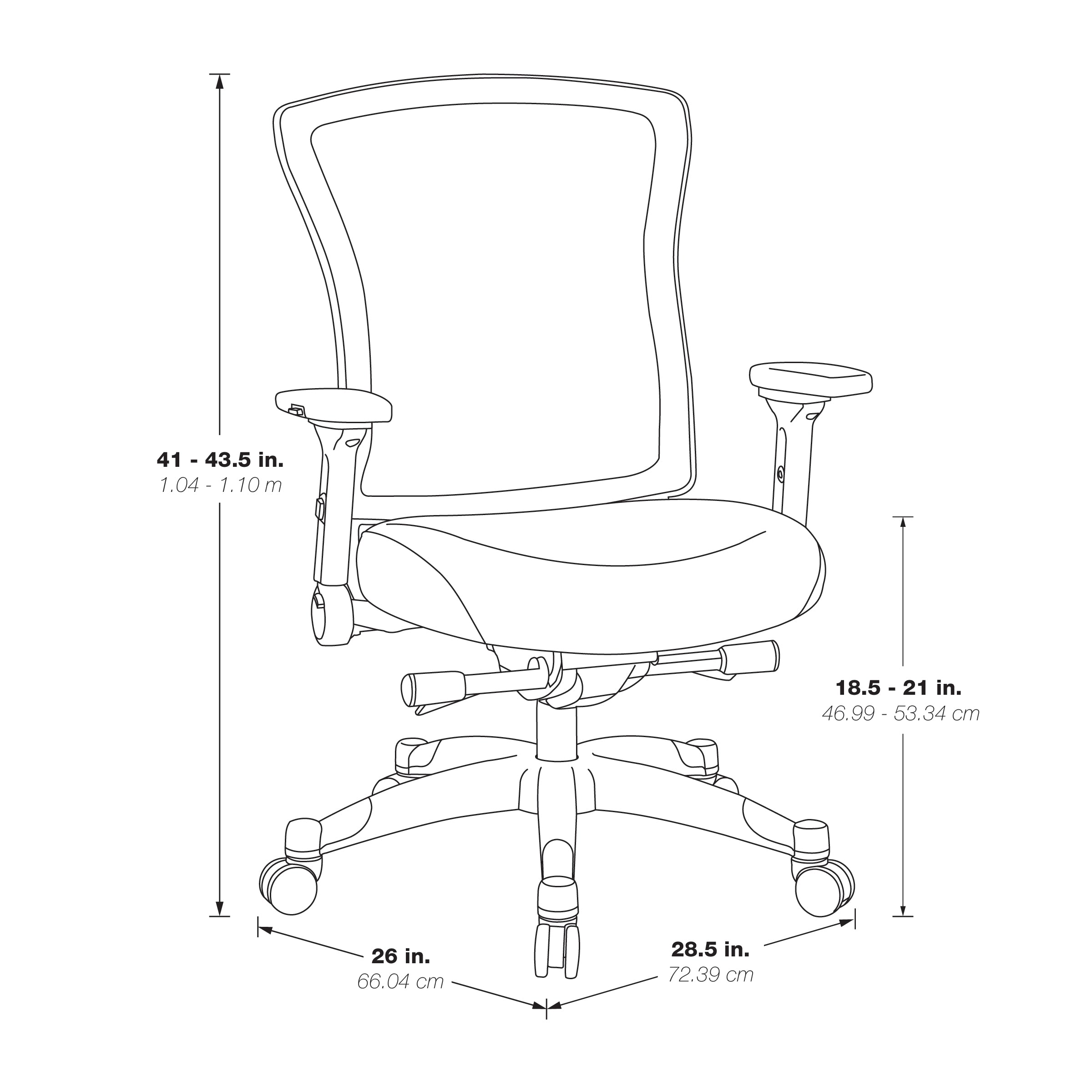 Executive Bonded Leather Seat Chair