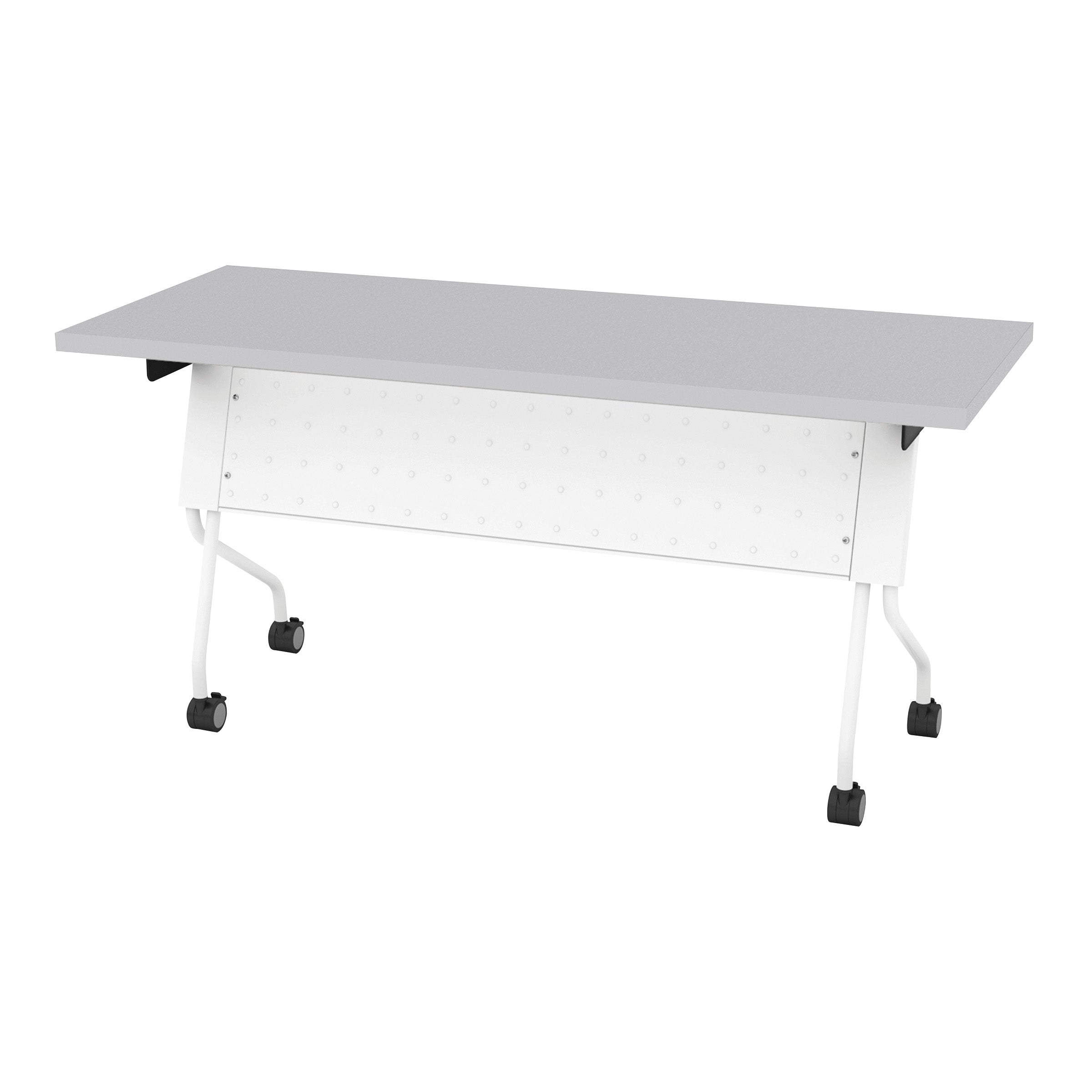 5' White Frame With Grey Top
