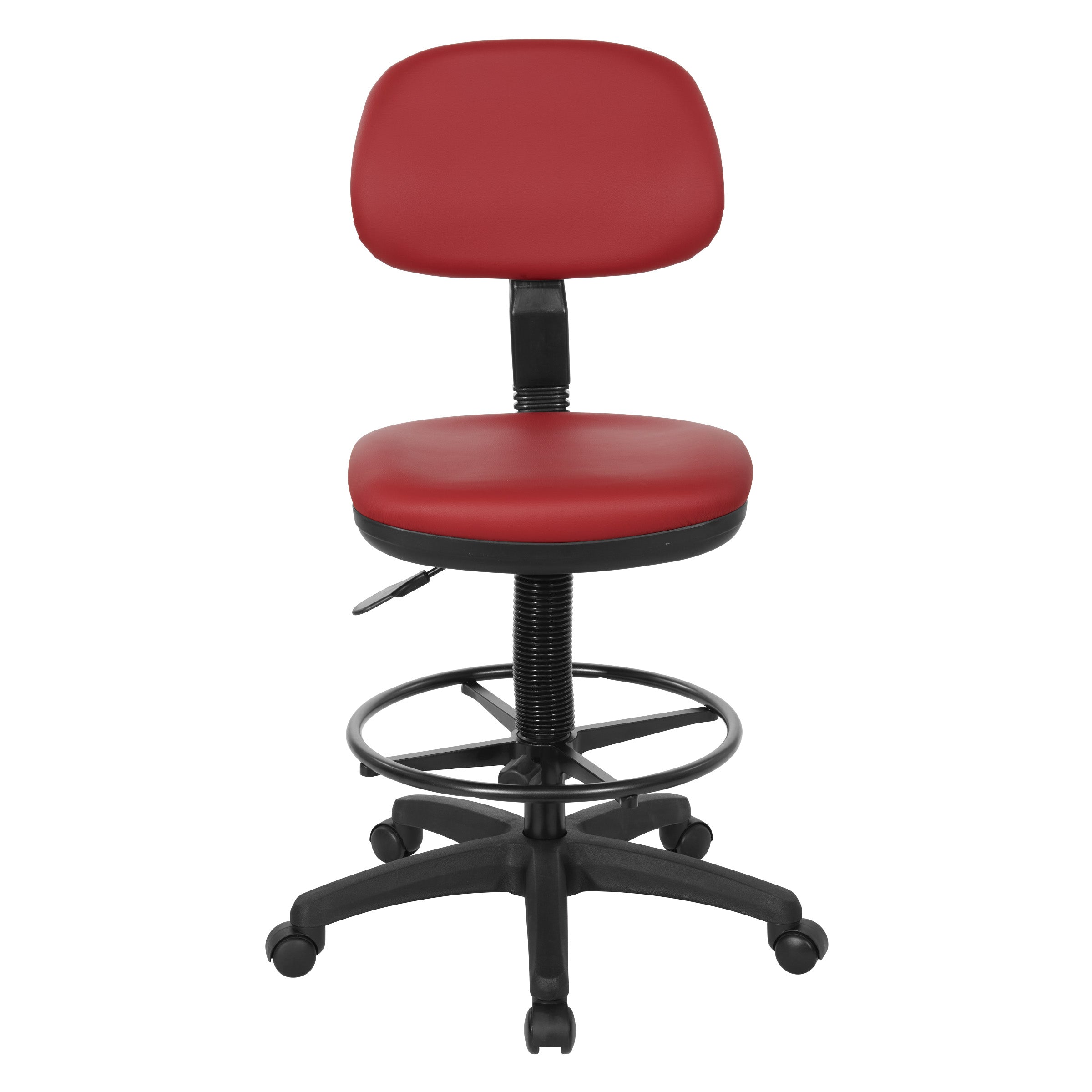 Sculptured Seat and Back Custom Dillon Fabric Drafting Chair