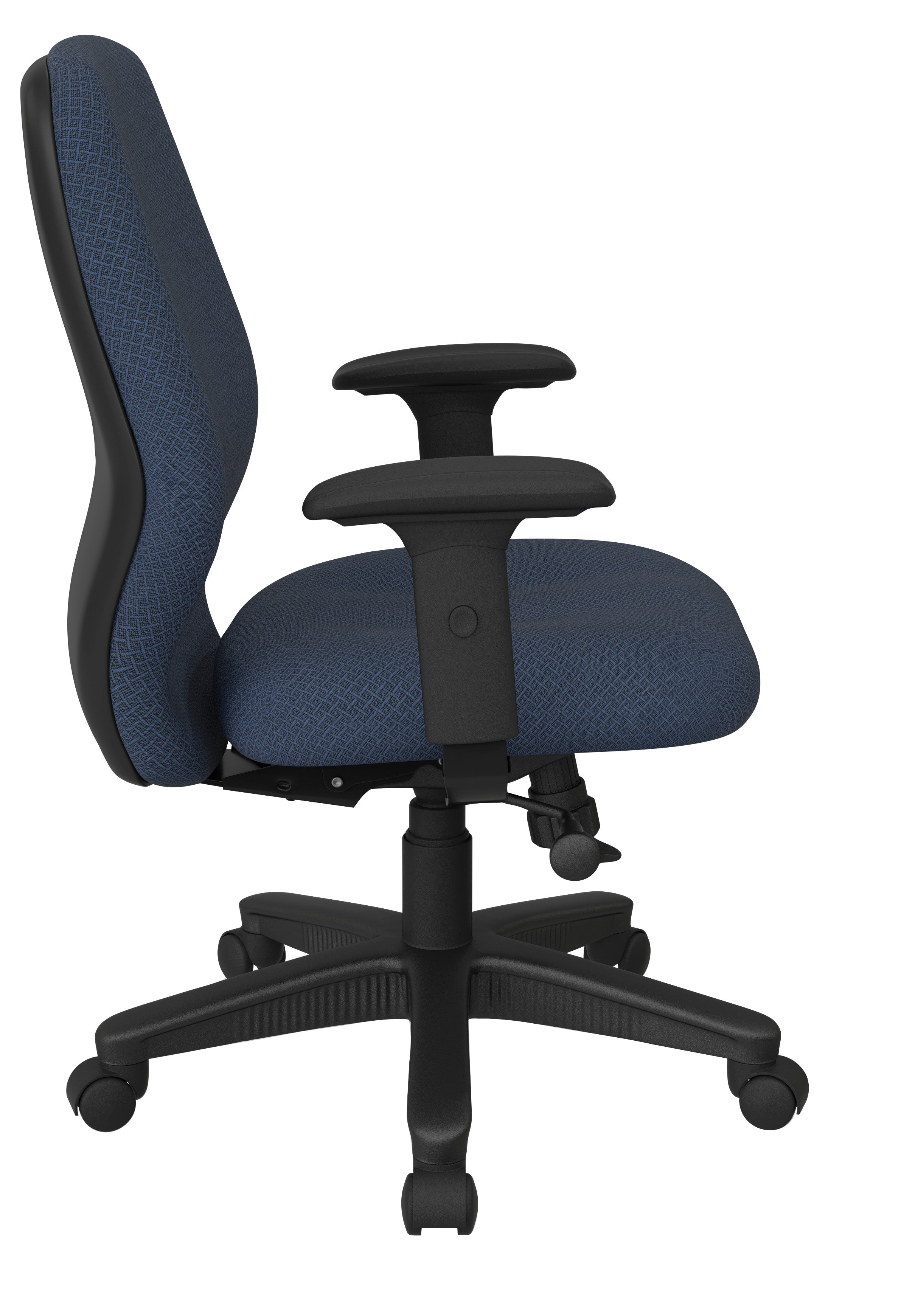 Mid Back 2-to-1 synchro Tilt Chair with 2 -Way Adjustable Soft padded Arms