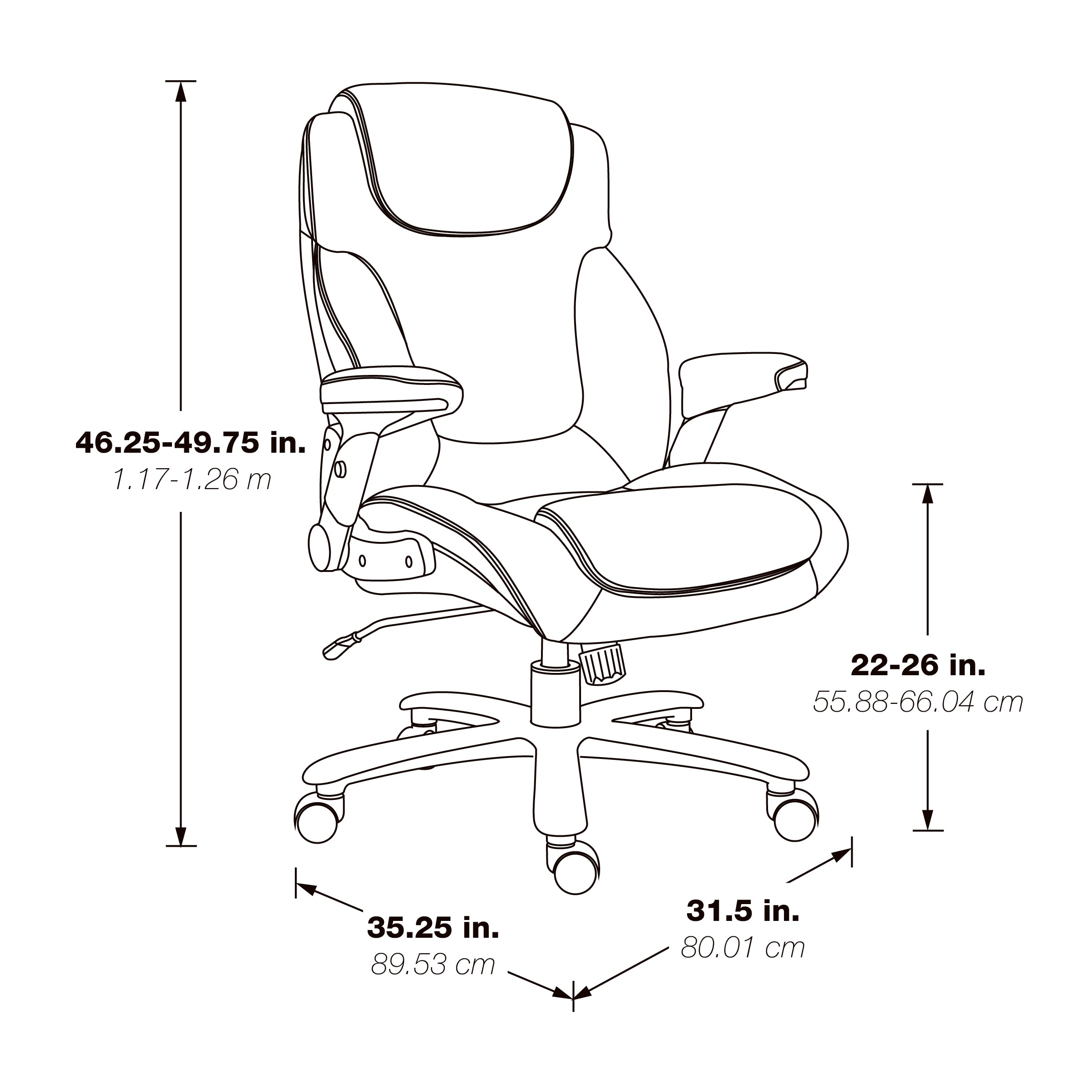 Big and Tall Deluxe High Back Executive Chair