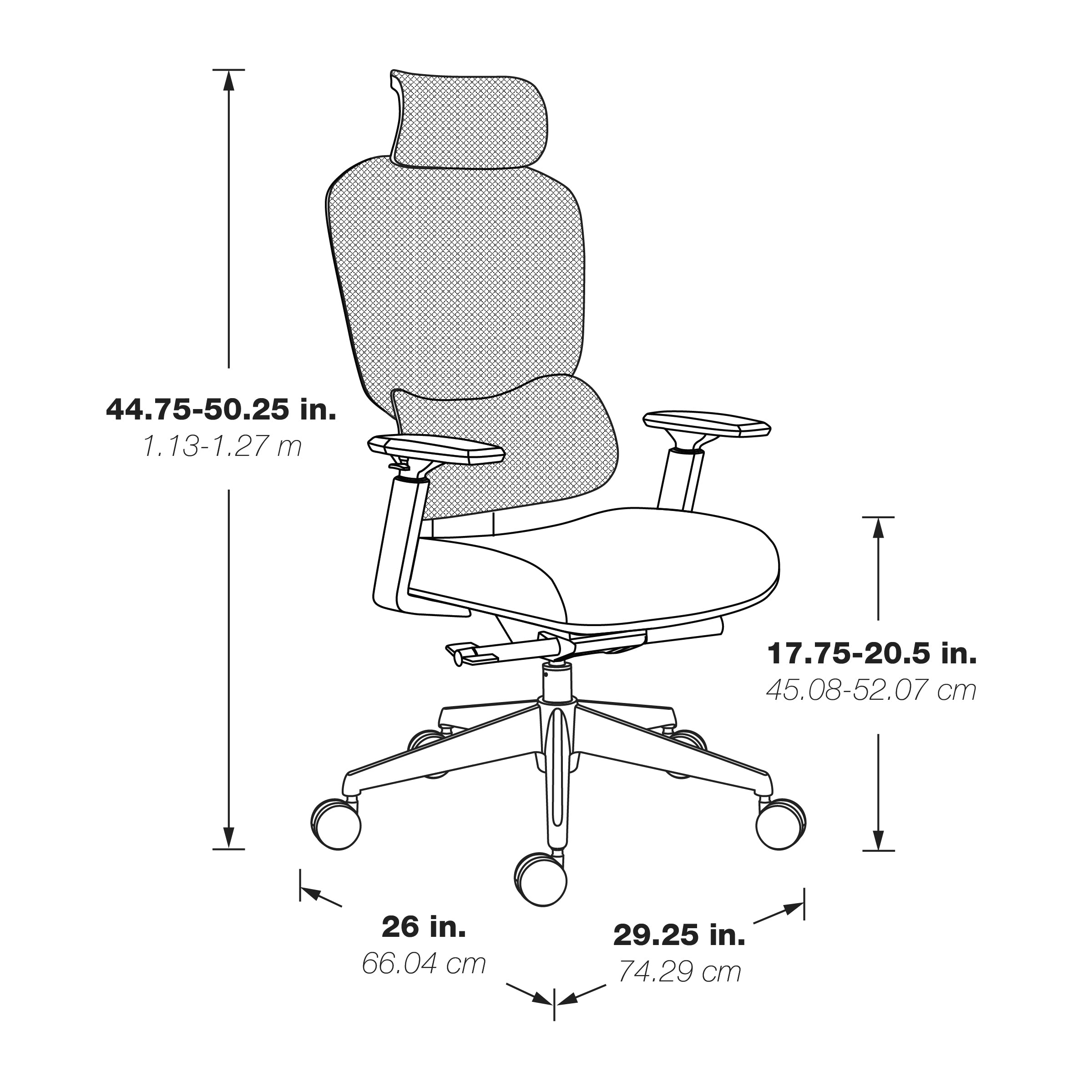 Mesh Back Manager’s Chair with Headrest