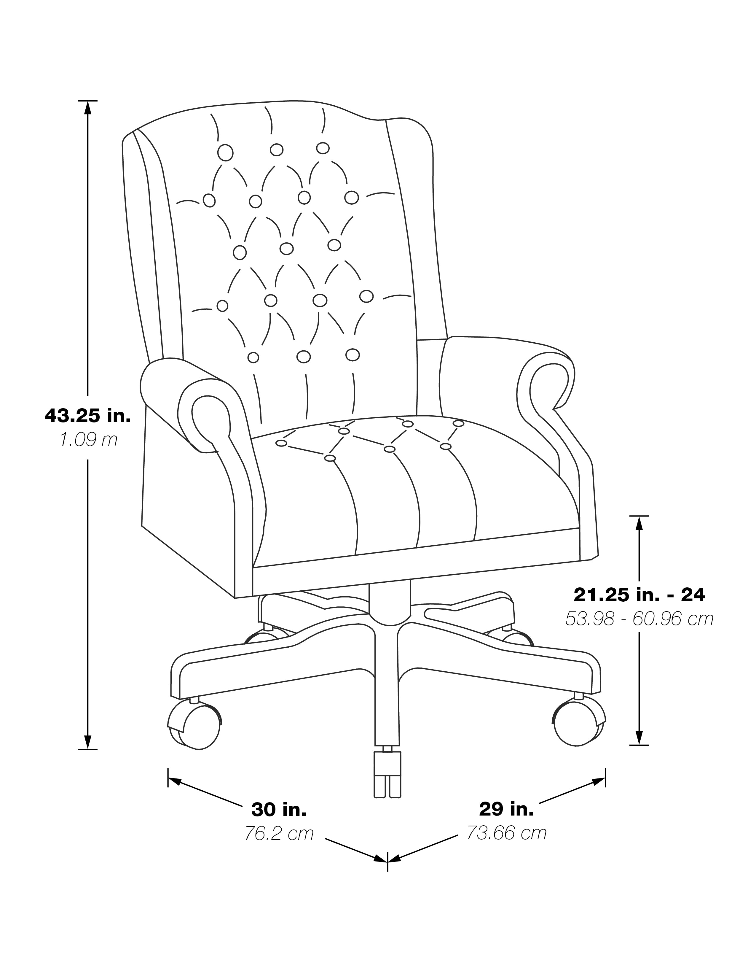 High Back Traditional Ex Chair