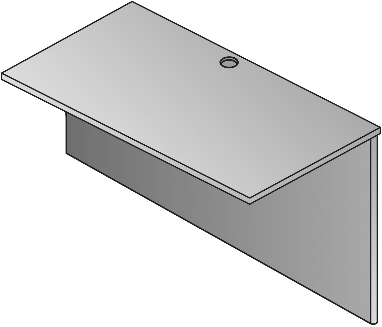 Napa Return Shell 42"X23"X29"