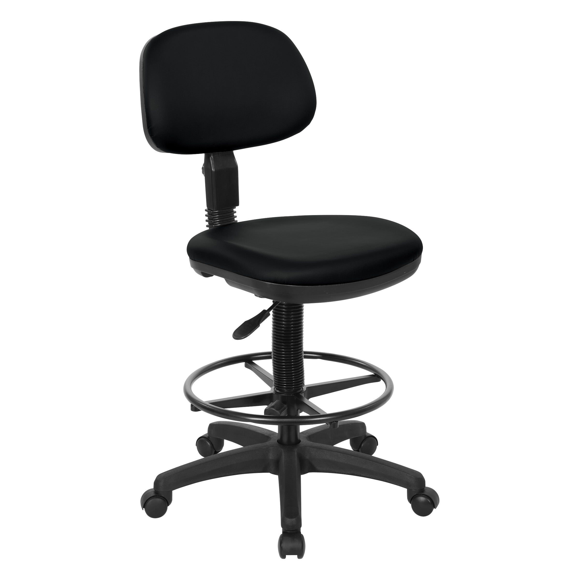 Sculptured Seat and Back Custom Dillon Fabric Drafting Chair