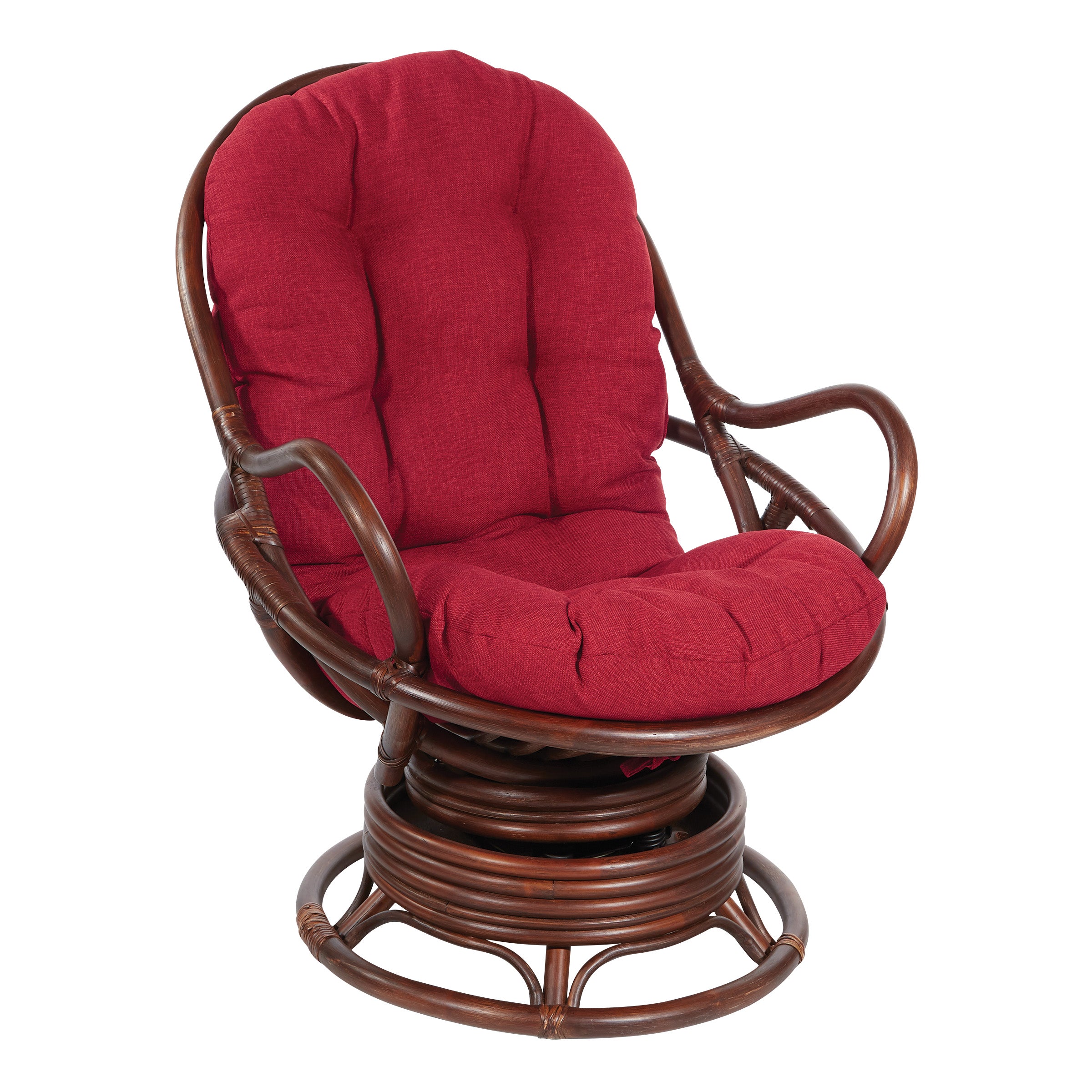Kauai Rattan Swivel Rocker Chair