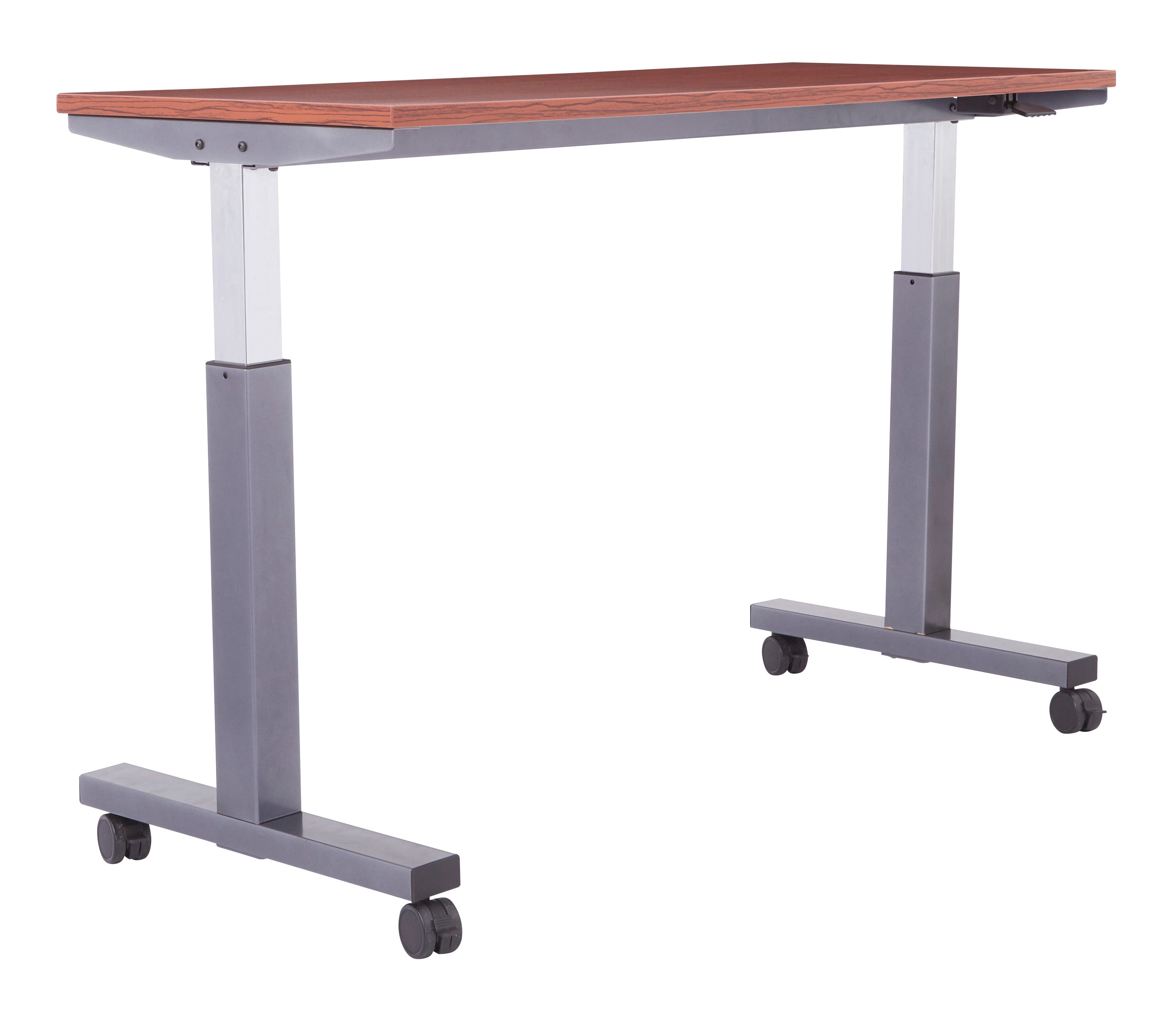 ADJ TBL 2/CTNS CHY TOP/TITANIUM BASE 60X24 KD