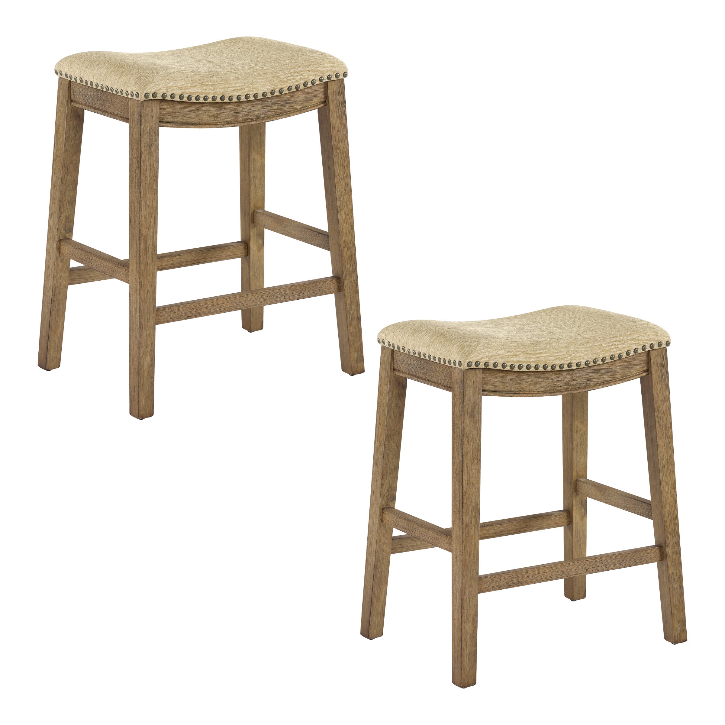 24" Saddle Stool 2-pack