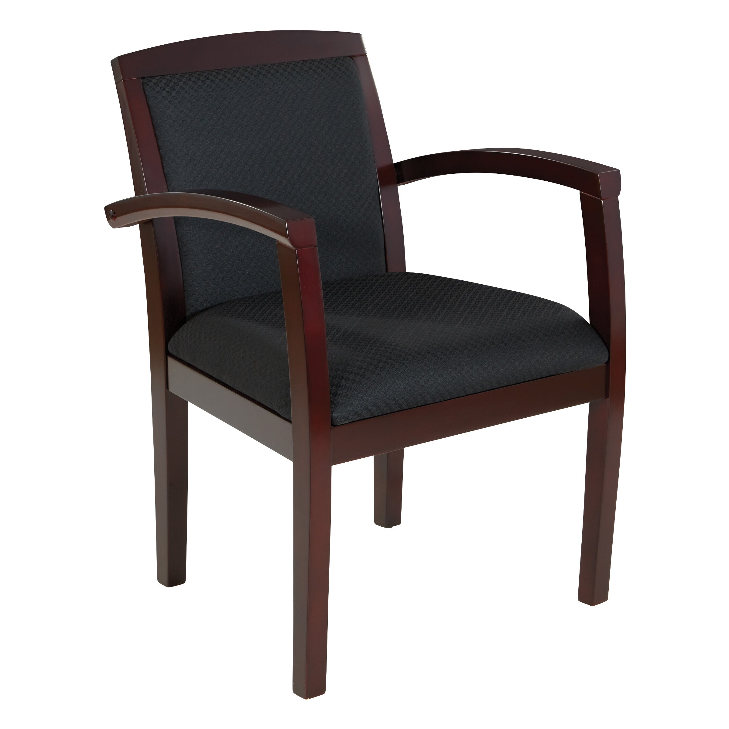 Upholstered back guest chair