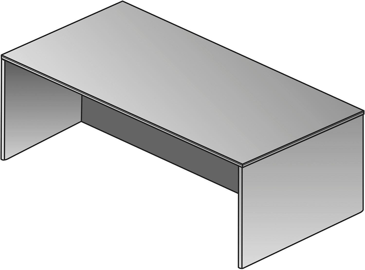 Kenwood Desk Shell 72X36