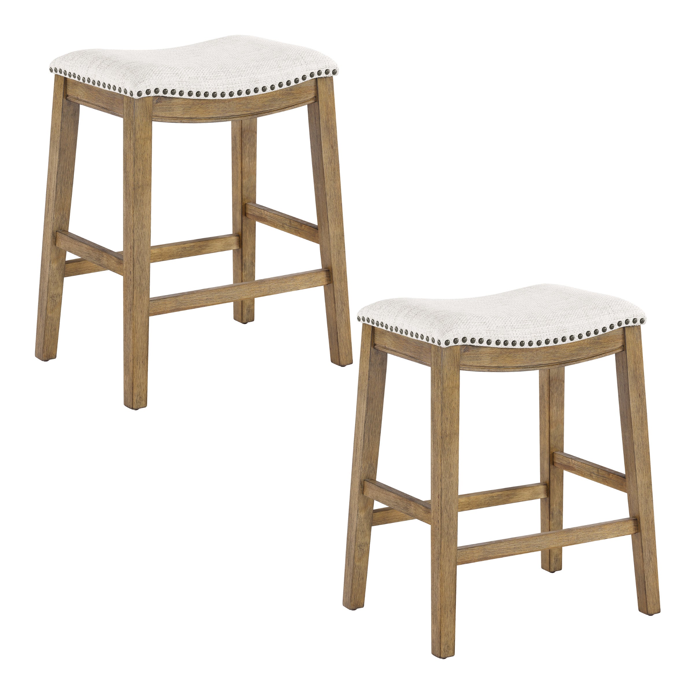 24" Saddle Stool 2-pack