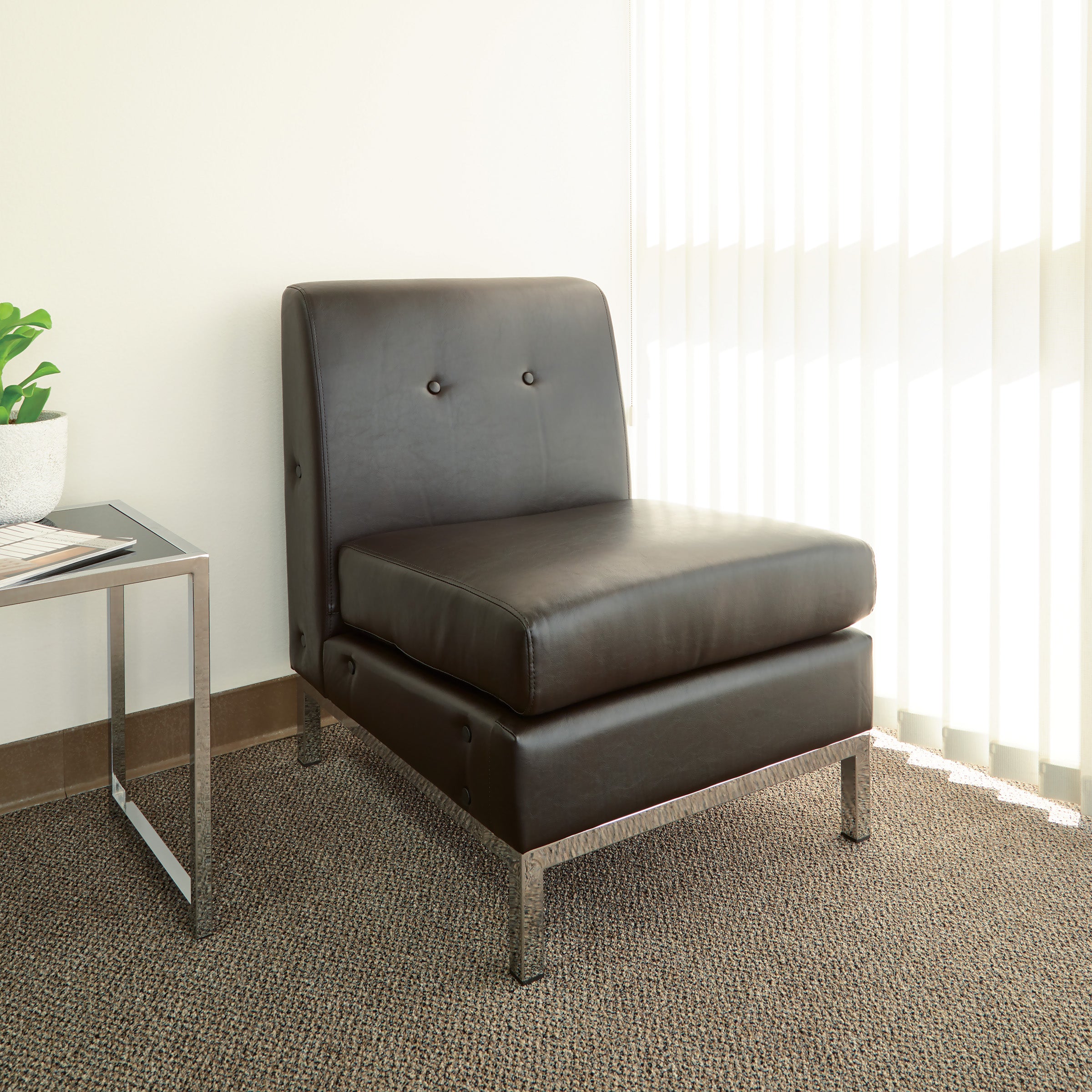 Wall Street Armless Chair