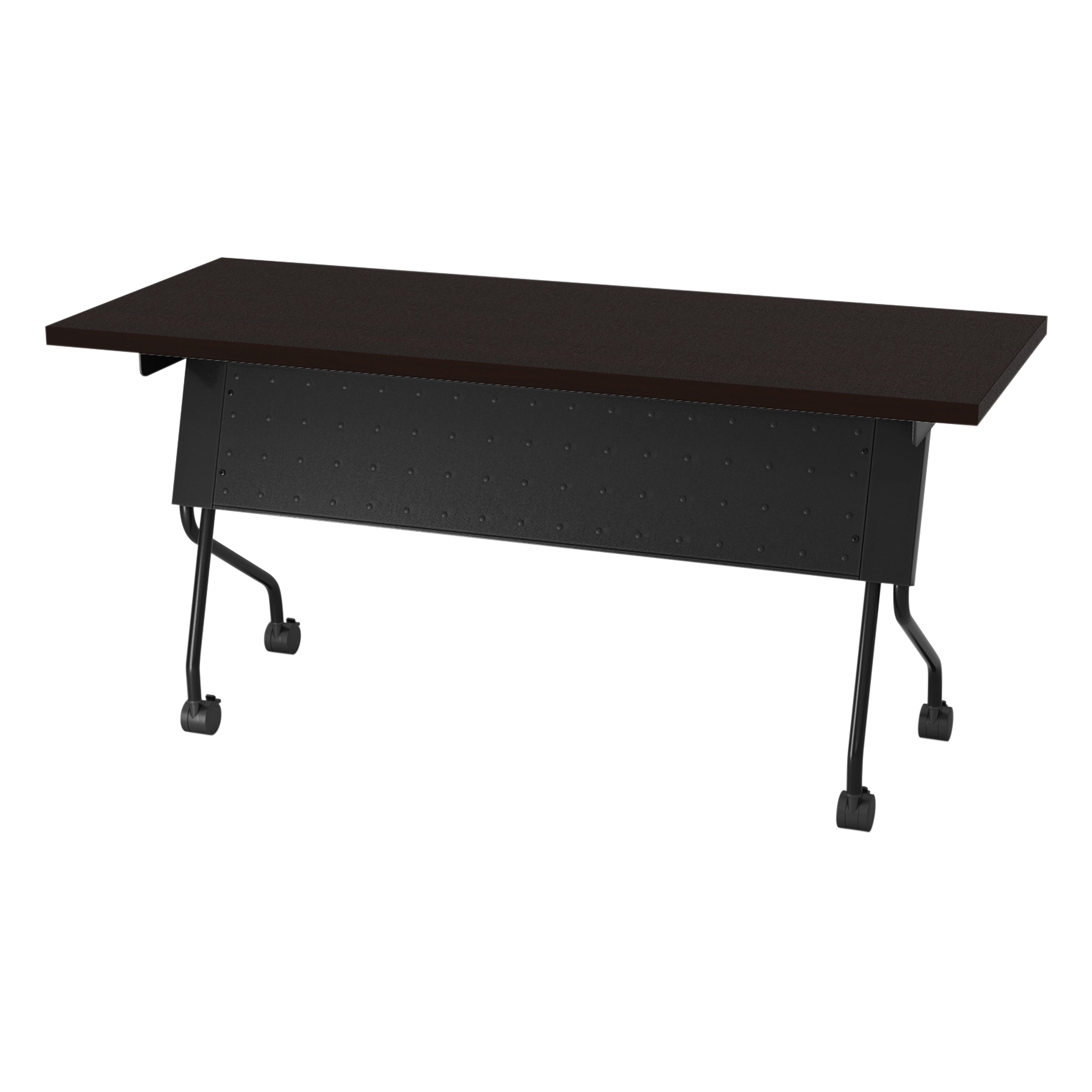 5' Black Frame With Espresso Top