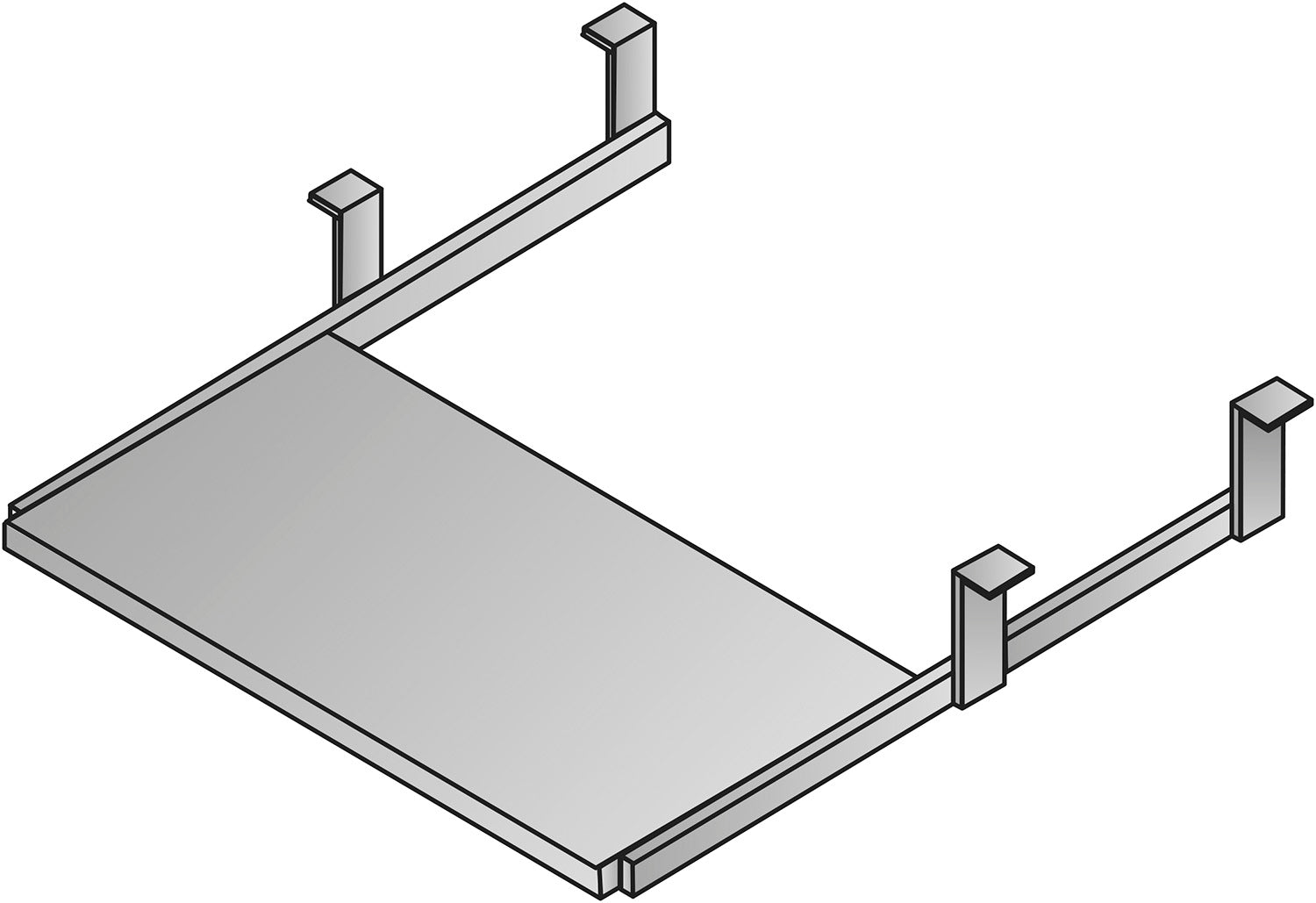 Kenwood Keyboard Tray 26”X12”