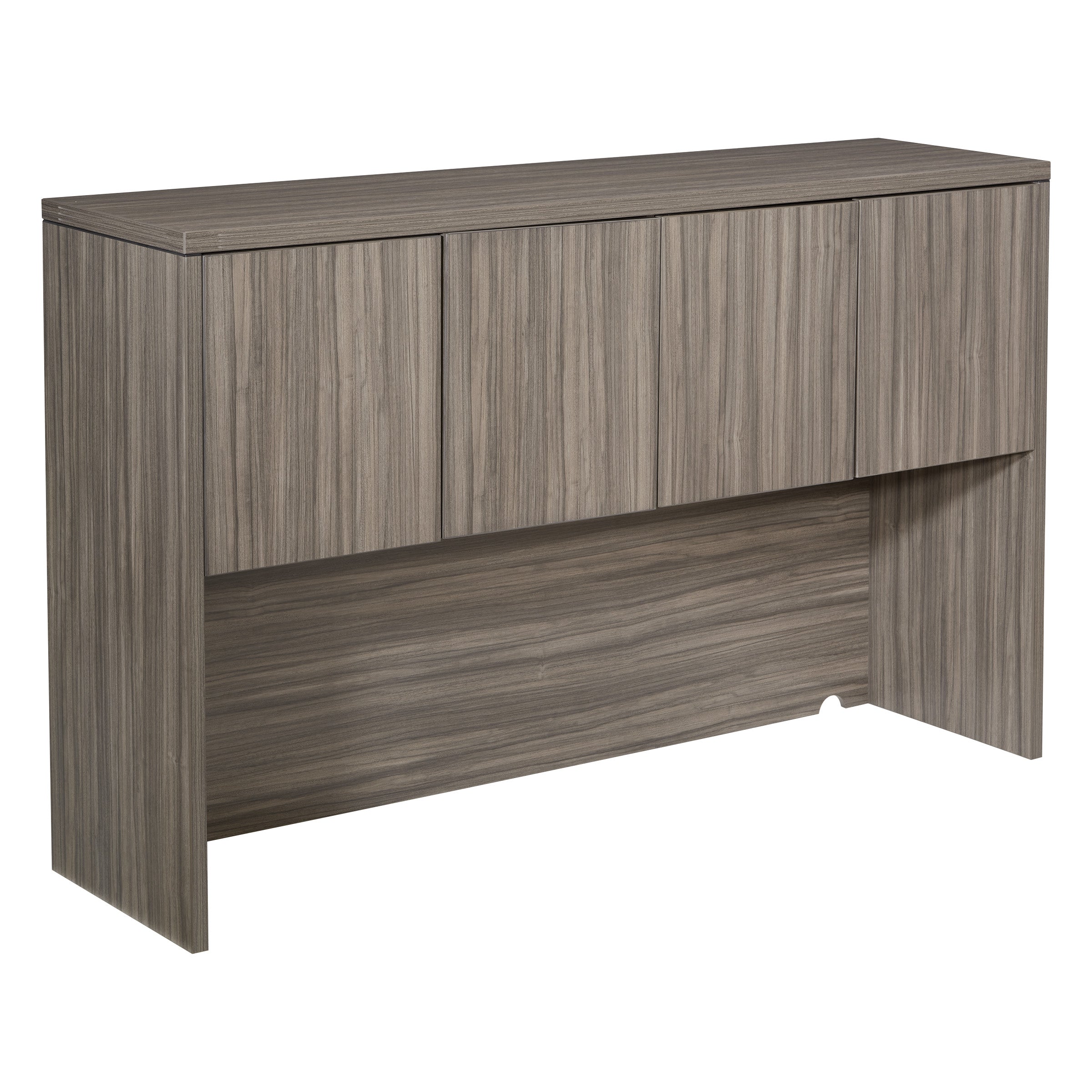 60W Hutch with Wood Doors