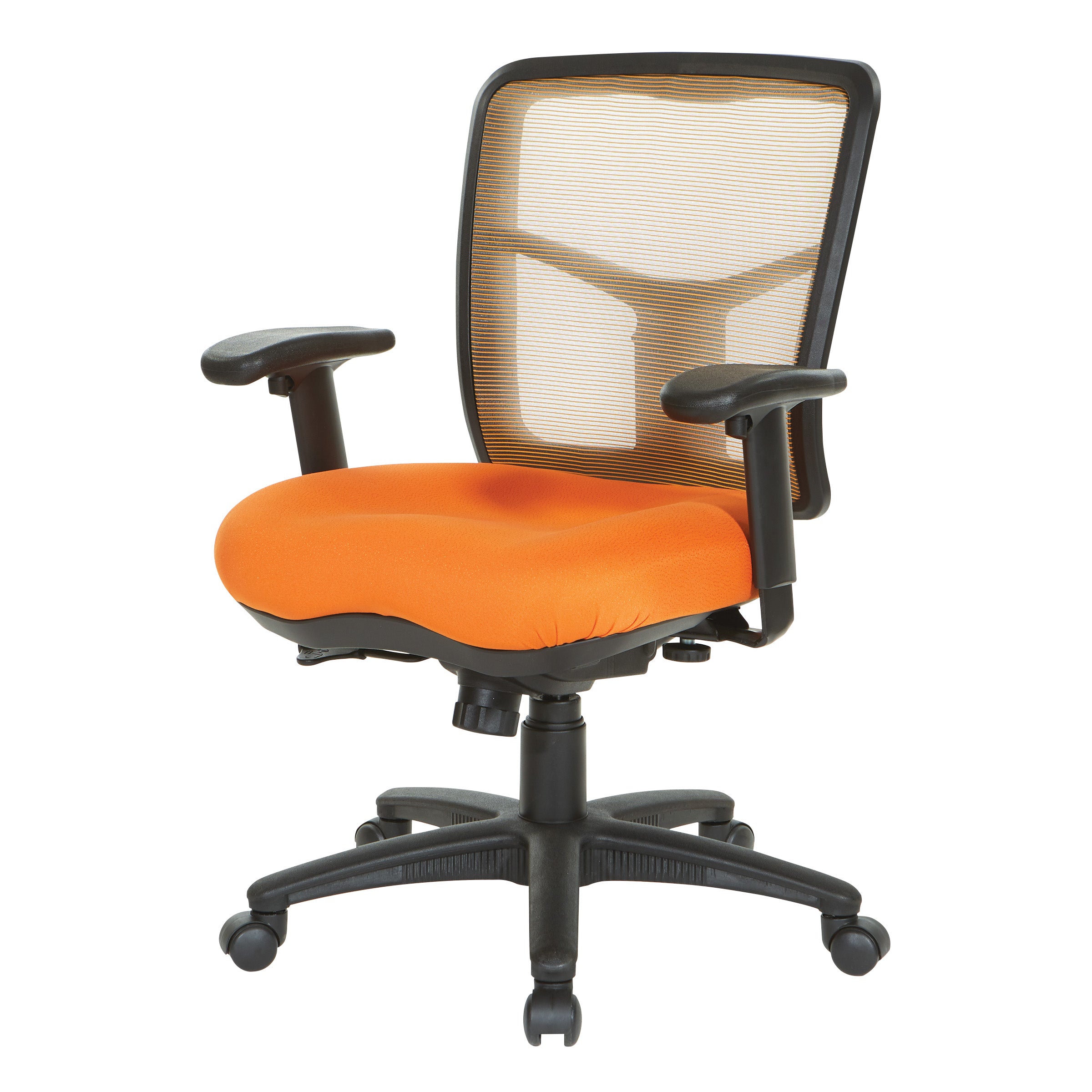 Orange Air Mist Mesh Back Chair