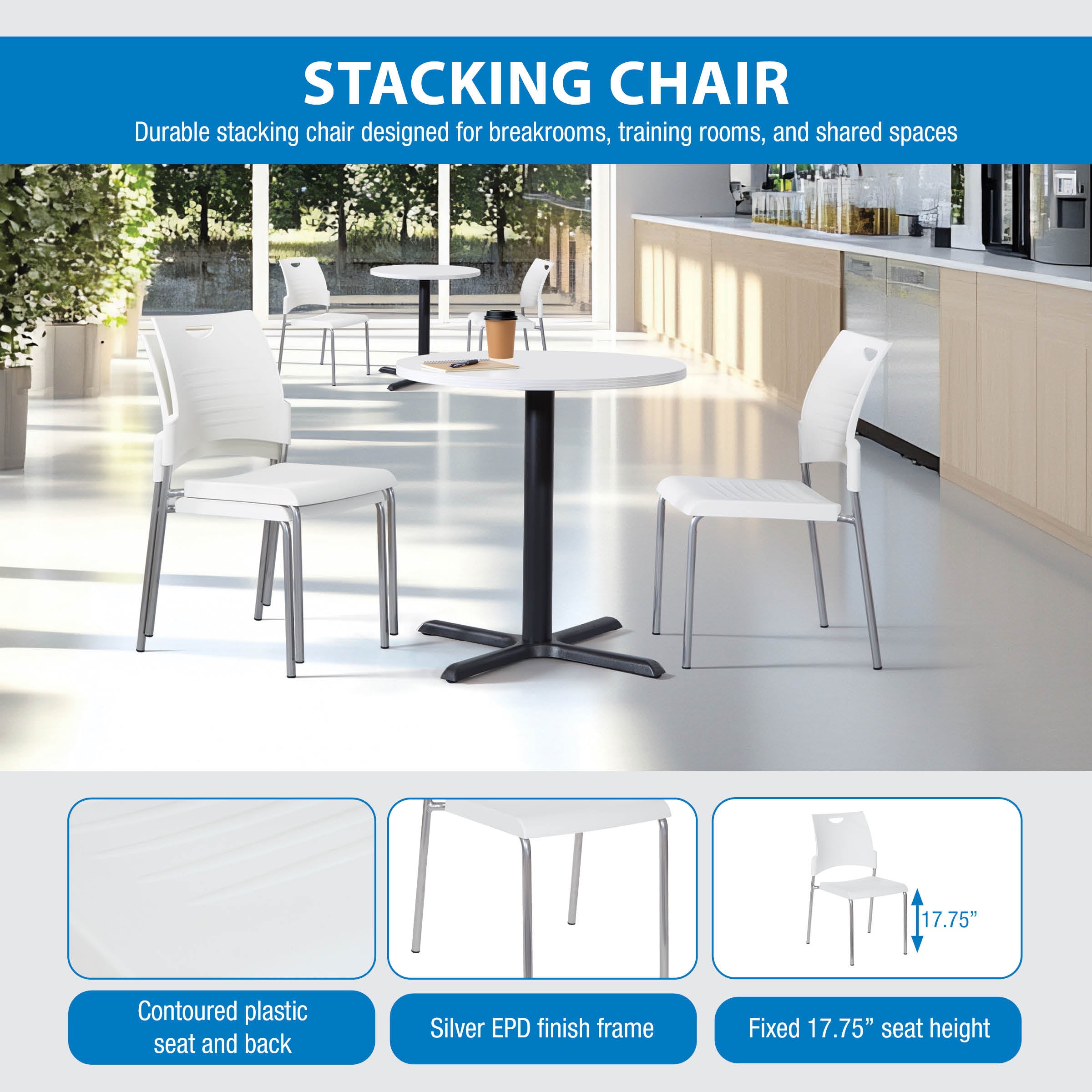 Straight Leg Stack Chair