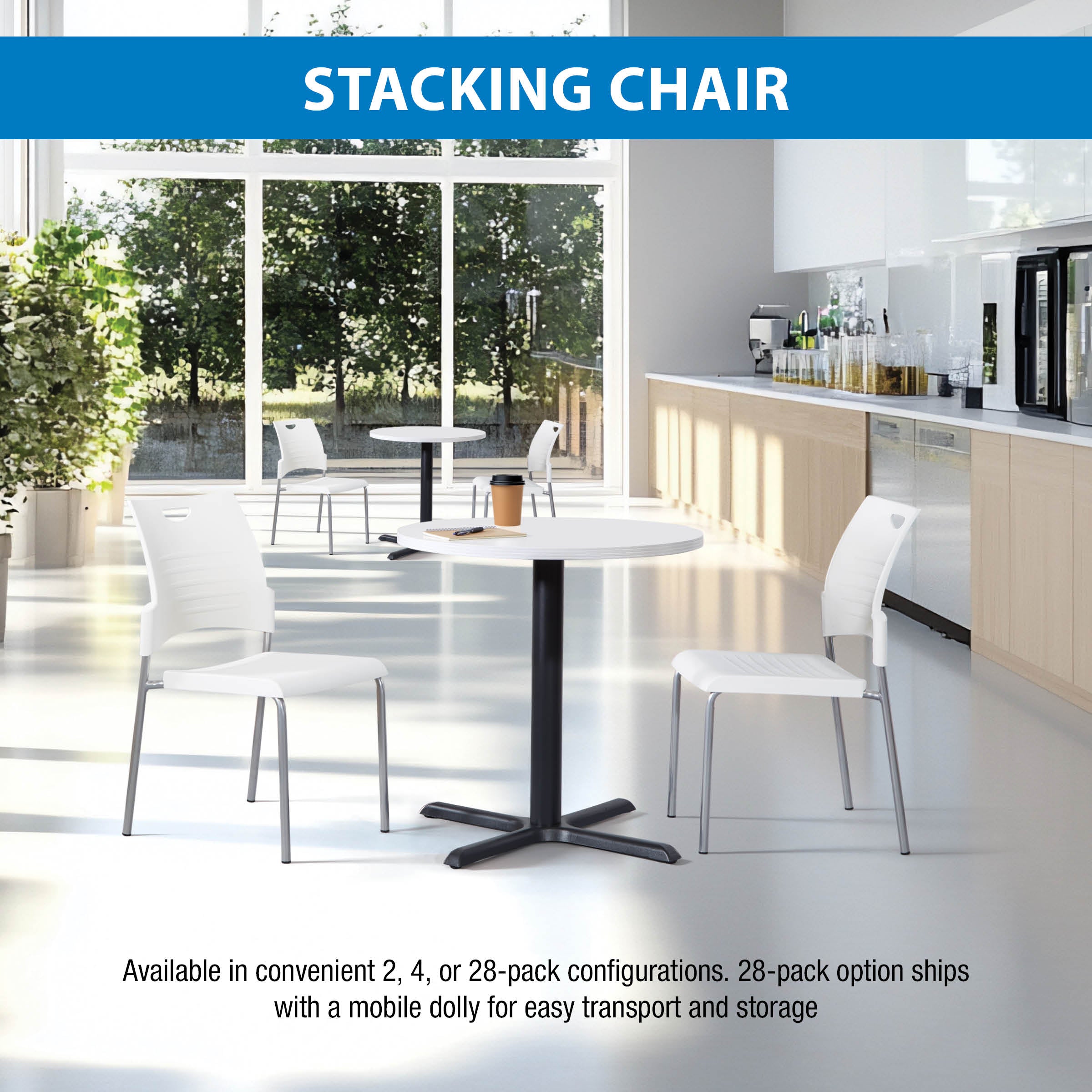 Straight Leg Stack Chair