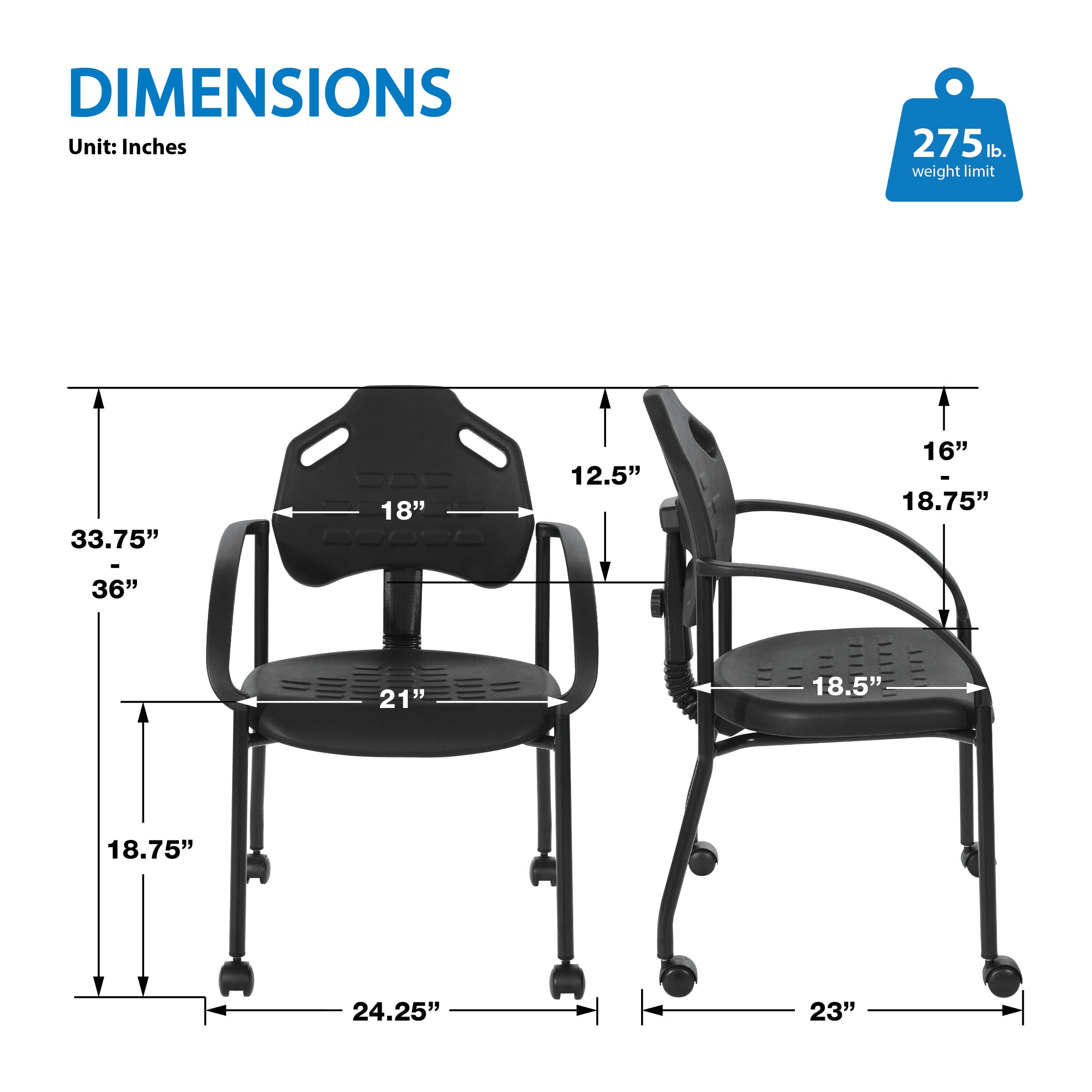 Guest Chair with Casters
