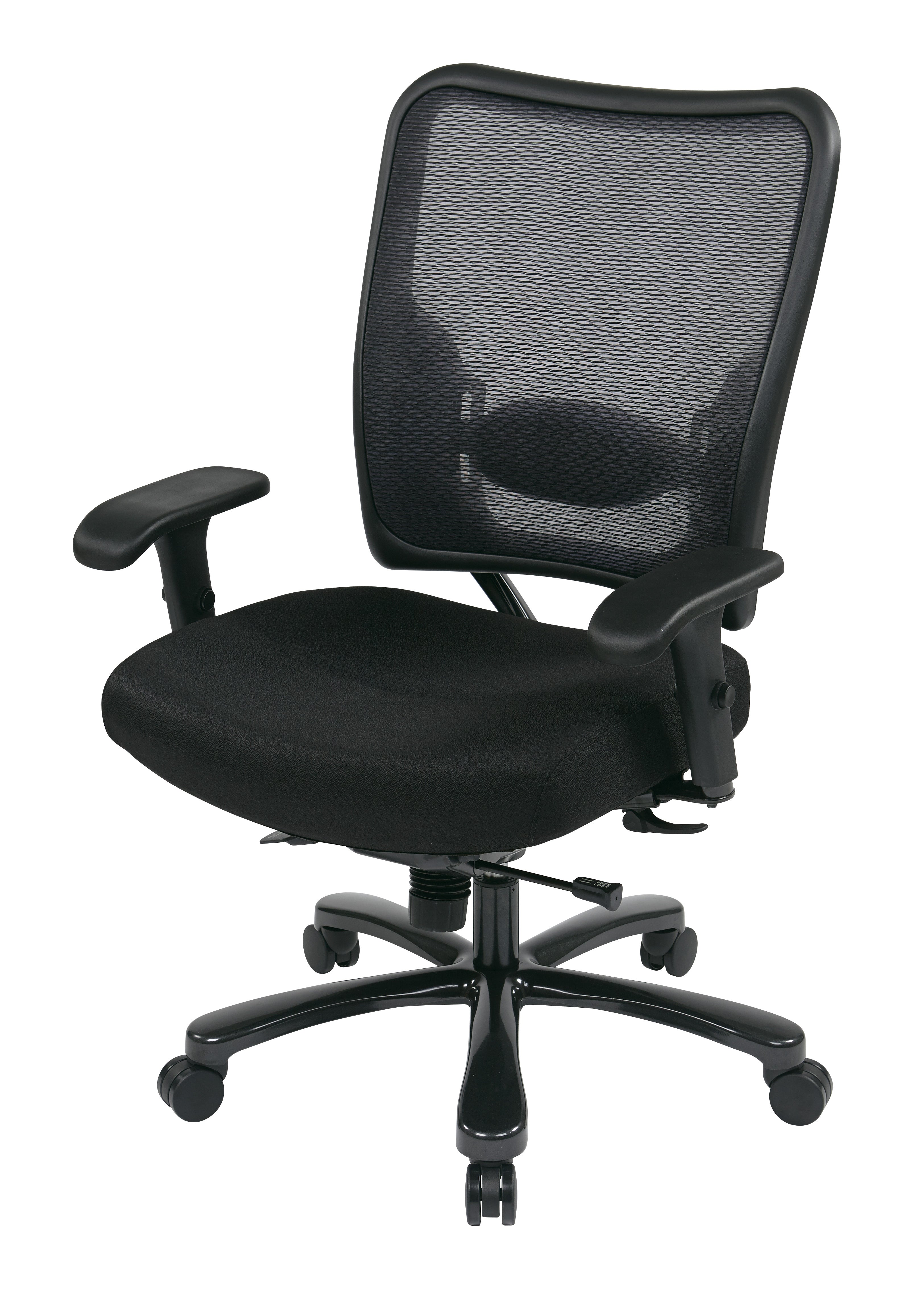 Big & Tall Double AirGrid® Back and Custom Fabric Seat Ergonomic Chair