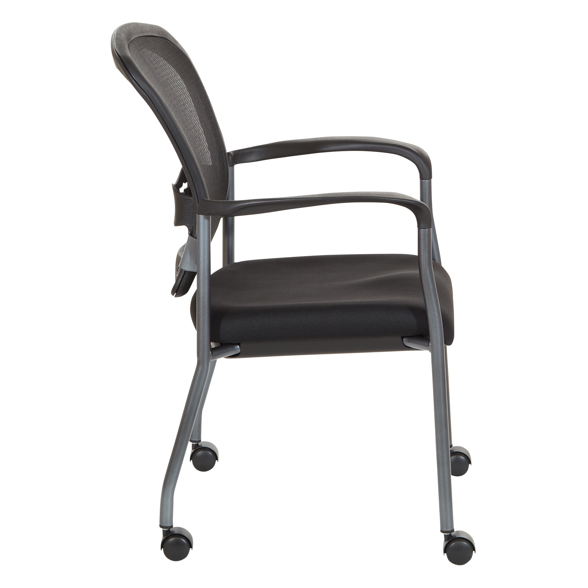 Titanium Visitors Chair with Arms