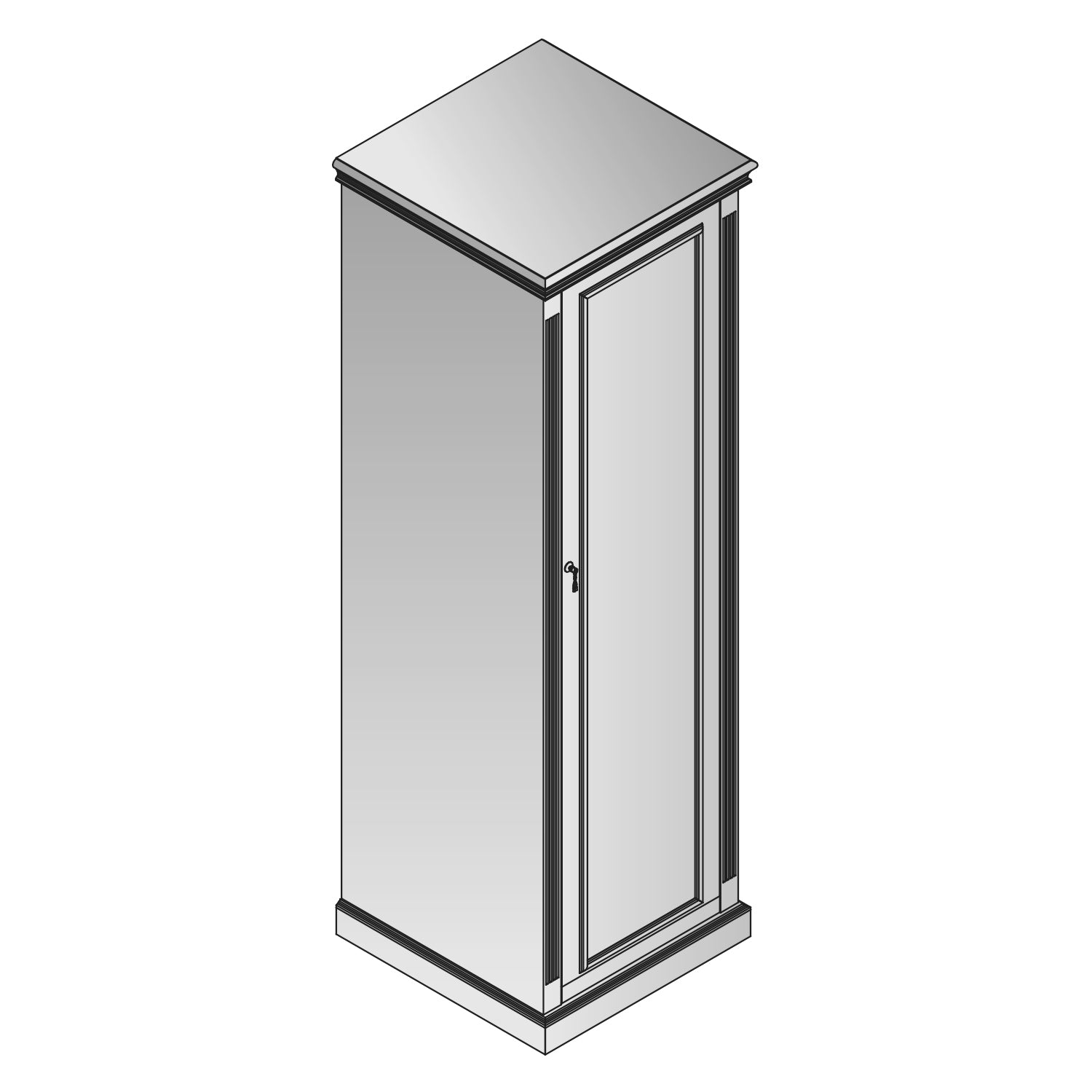 Single Door Wardrobe