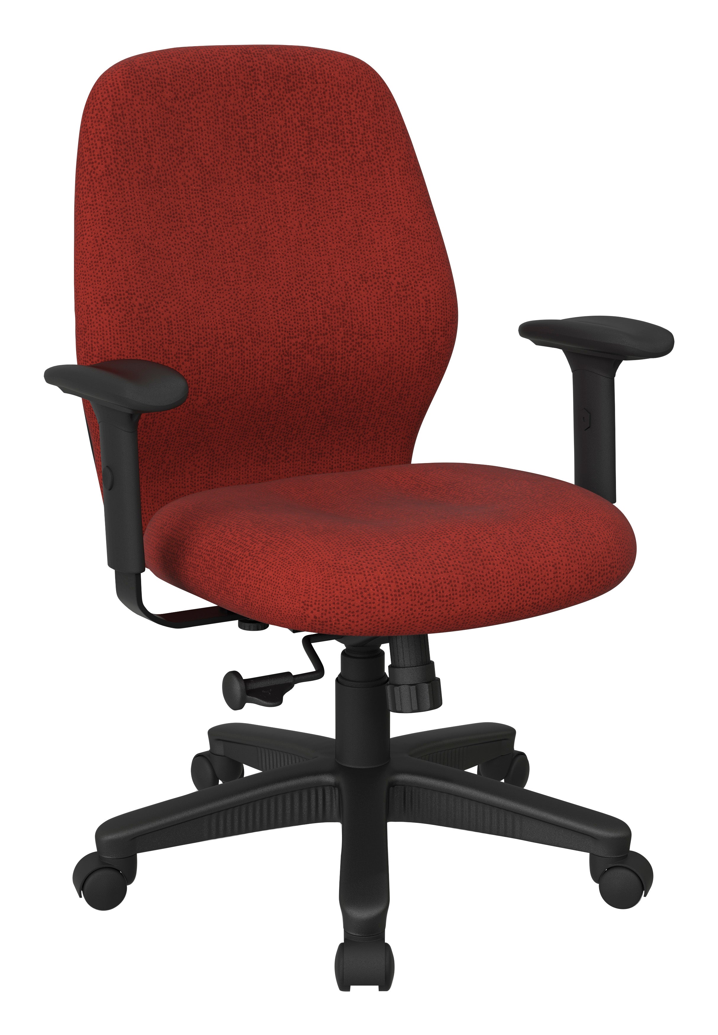 Mid Back 2-to-1 synchro Tilt Chair with 2 -Way Adjustable Soft padded Arms