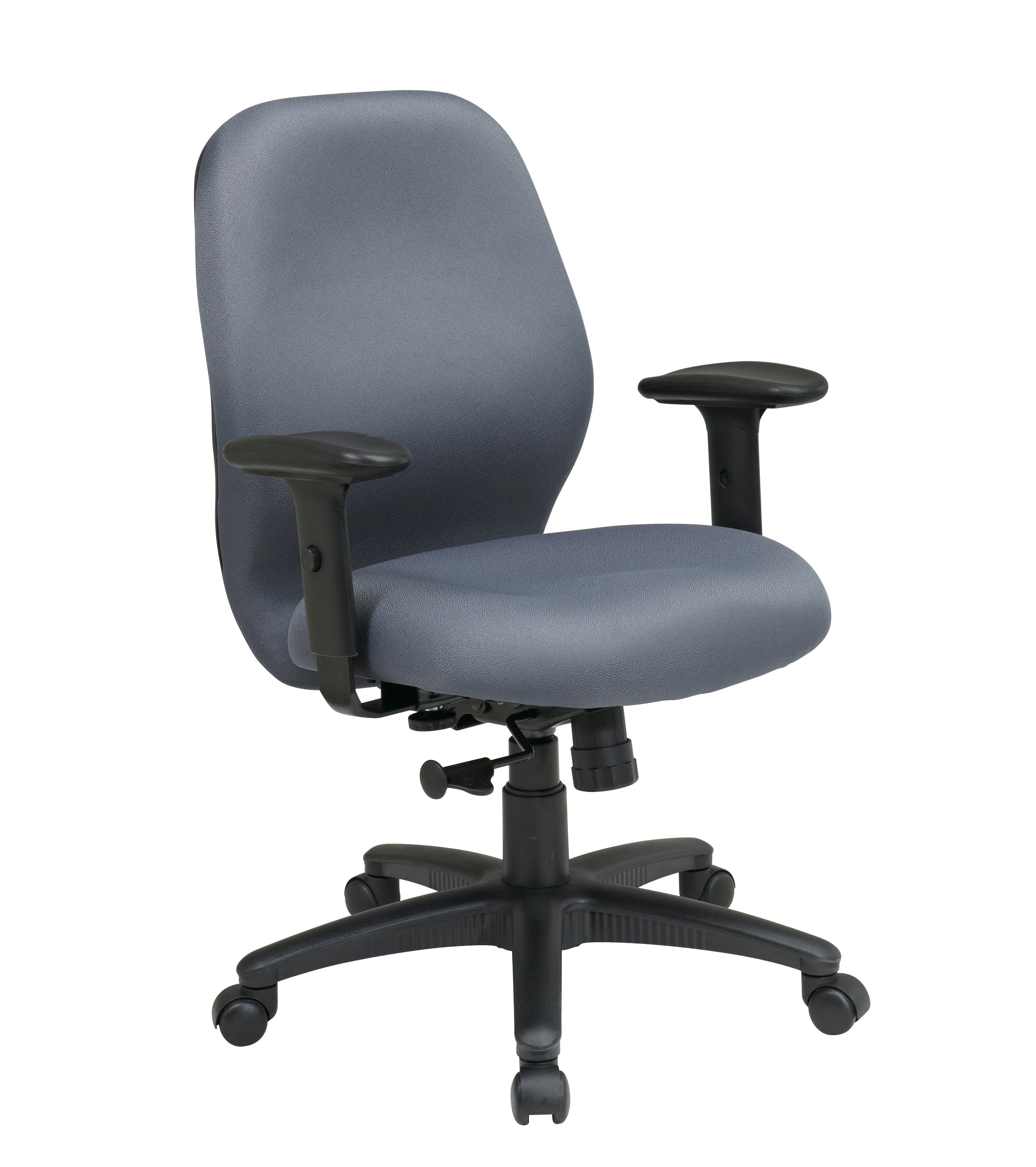 Mid Back 2-to-1 synchro Tilt Chair with 2 -Way Adjustable Soft padded Arms
