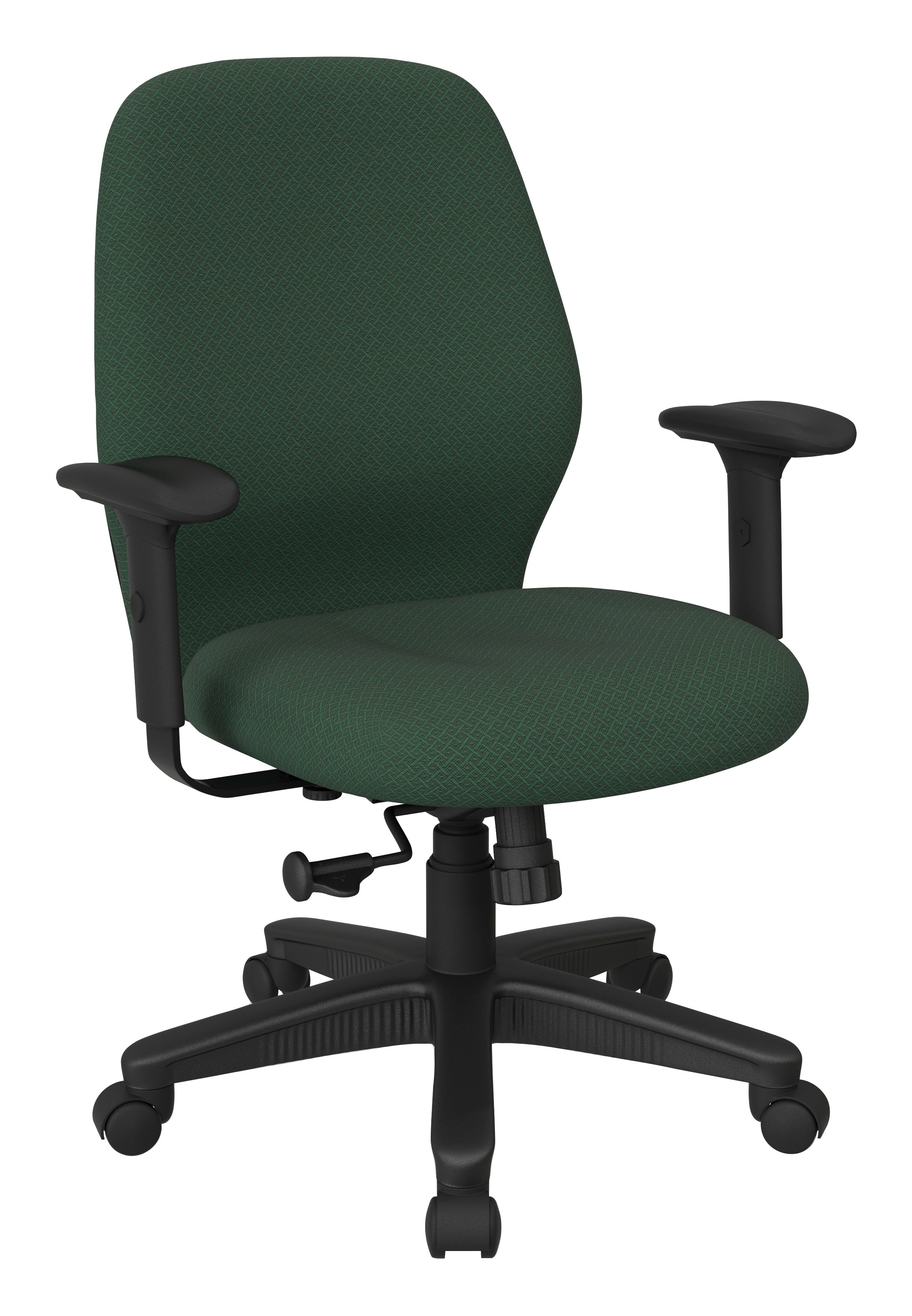 Mid Back 2-to-1 synchro Tilt Chair with 2 -Way Adjustable Soft padded Arms