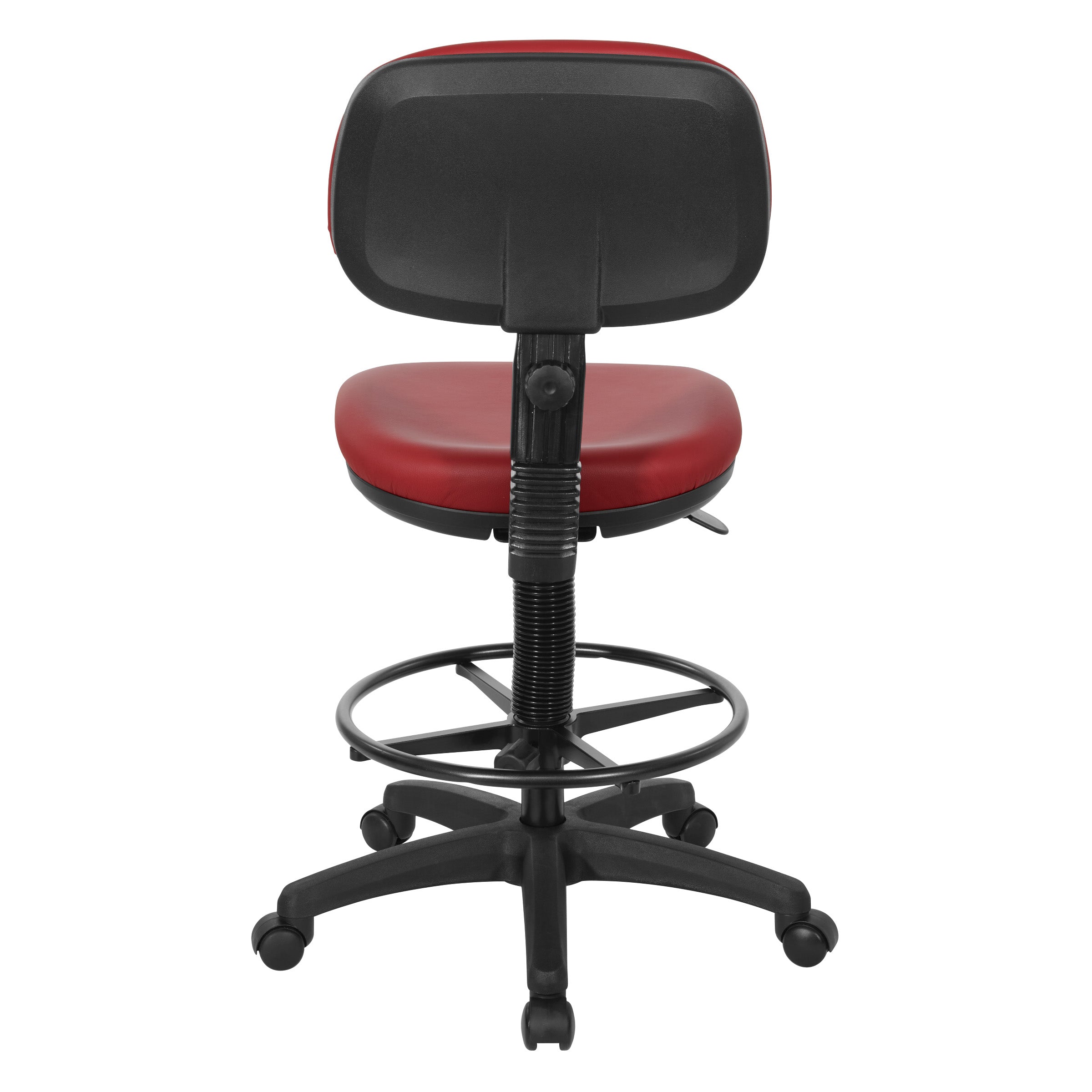 Sculptured Seat and Back Custom Dillon Fabric Drafting Chair