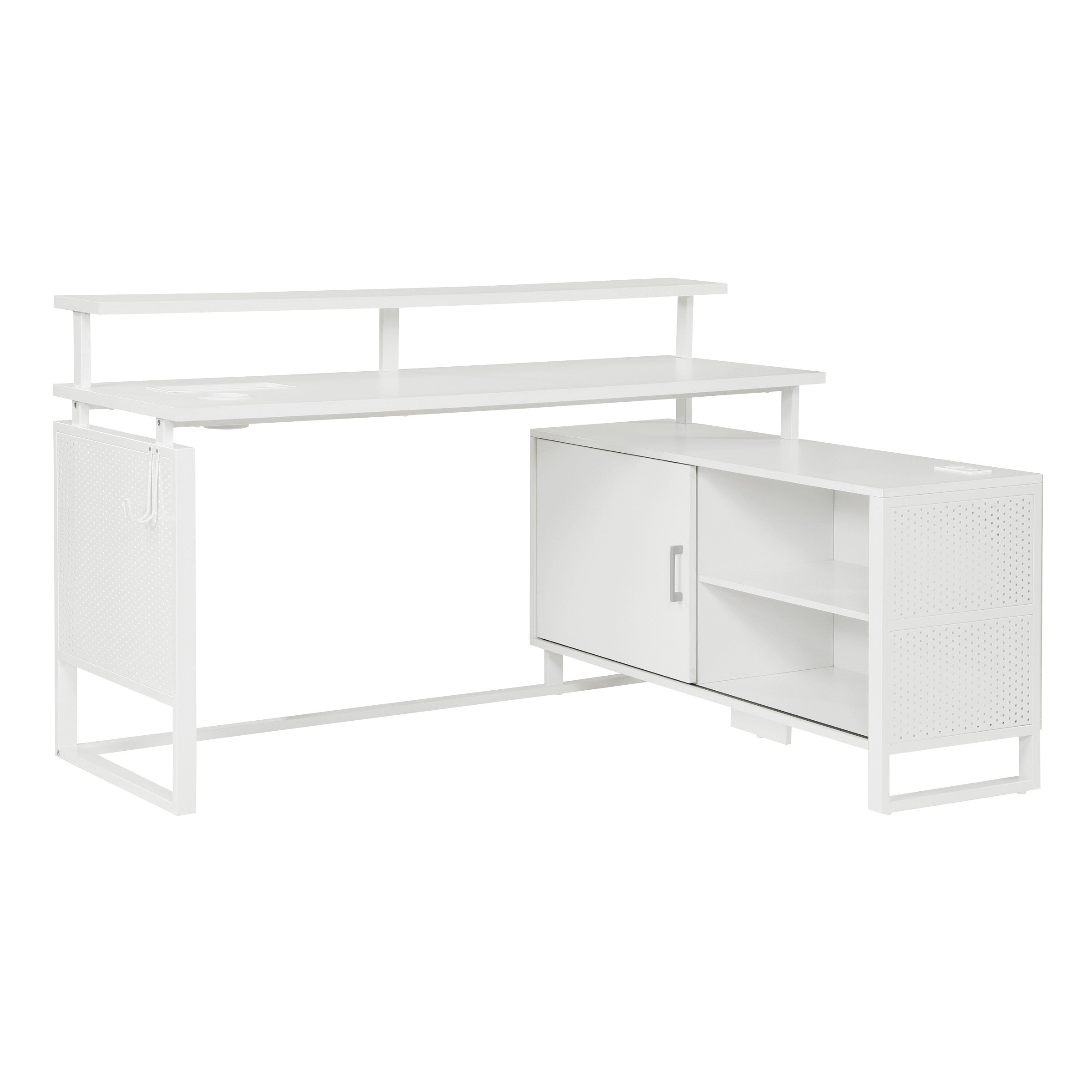 ACE L-Desk with Hutch Shelf