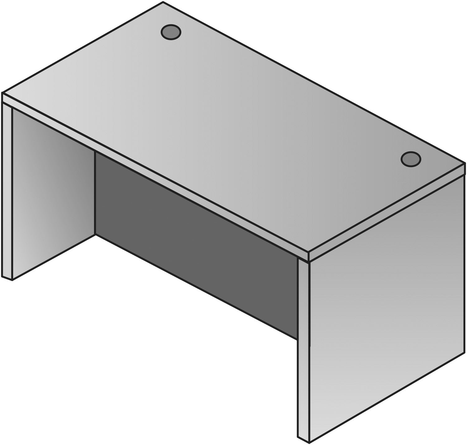 Napa Desk Shell 66X30